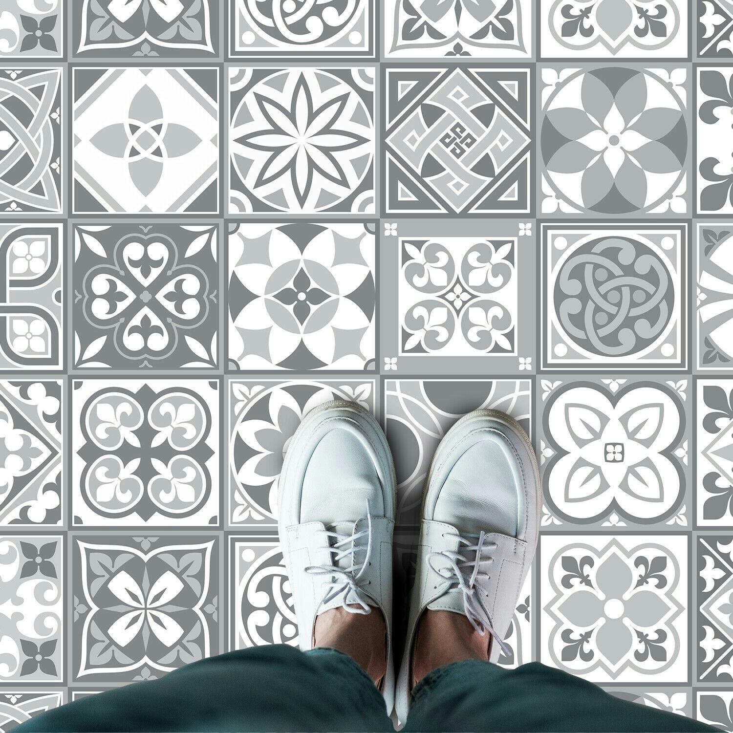 Rackhams Wfs6031 - Purbeck Stone Tiles Floor Stickers 120Cm X 60 Cm