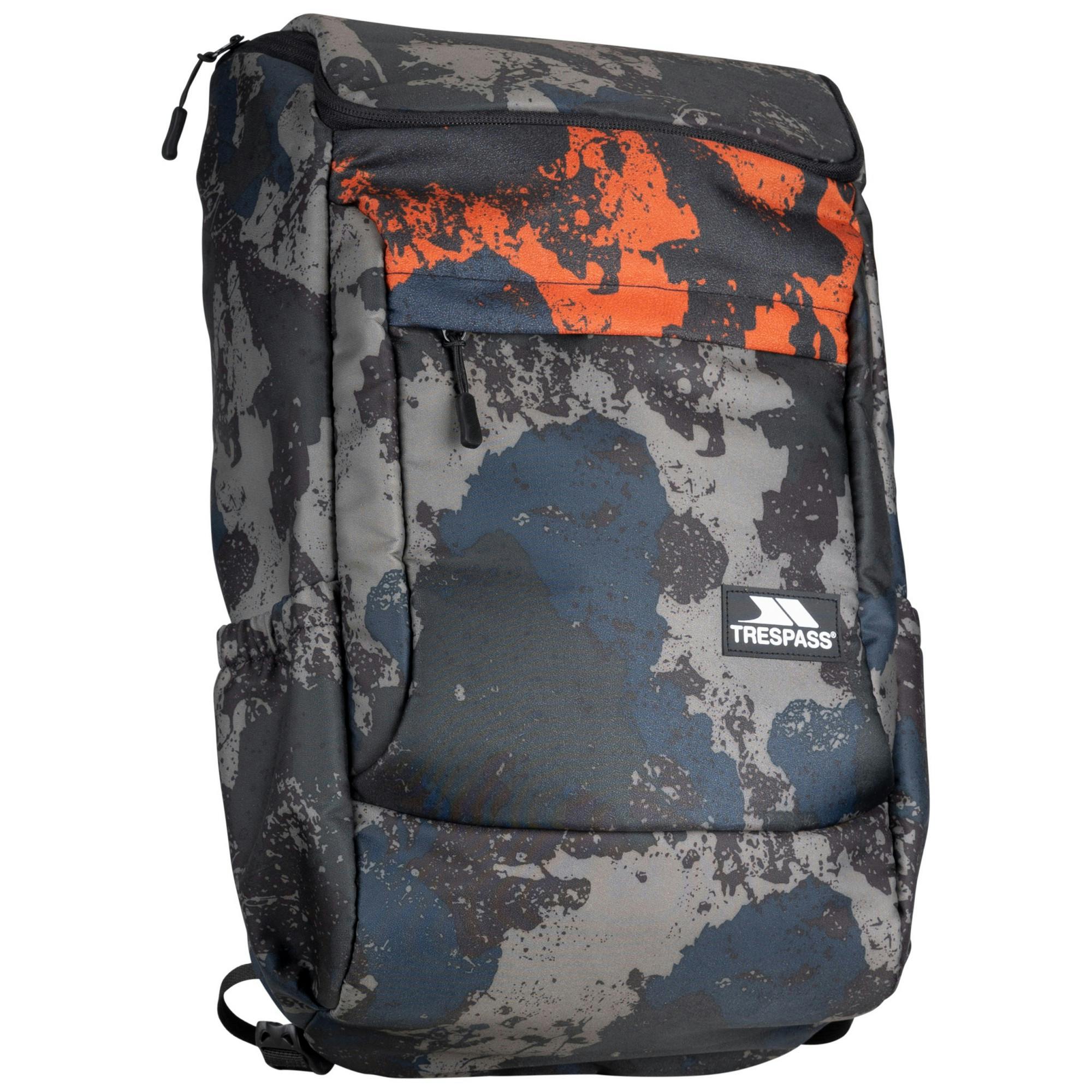 Trespass Grey/Blue/Black Skail Casual Backpack - One Size