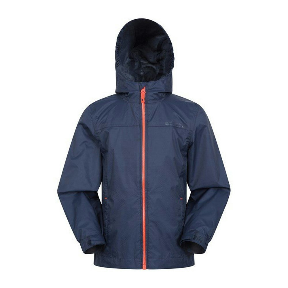 Mountain Warehouse Blue Childrens/Kids Torrent Taped Seam Waterproof Jacket - Size 13 Years