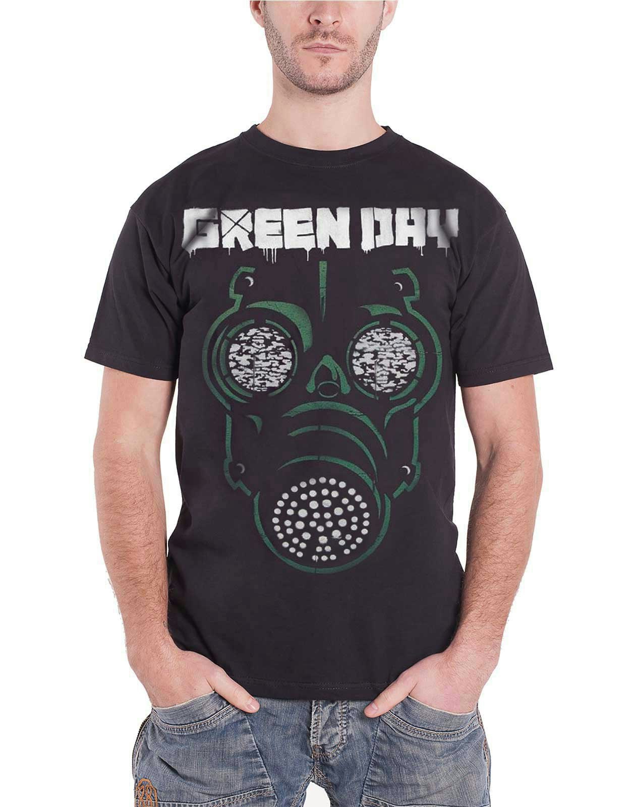 Paradiso Clothing Unisex Green Day Gas Mask T Shirt - Xxl