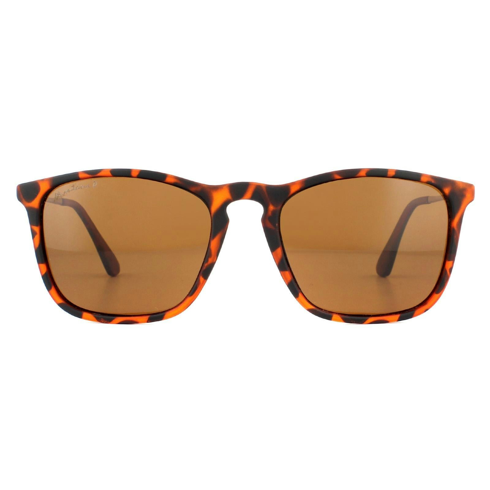 Montana Brown Sunglasses Mp34 C Turtle Rubbertouch Polarised