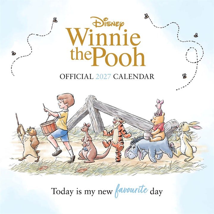 Rackhams Winnie The Pooh Calendar 2027, Wall Calendars, Month To View, Entertainment, Gift - Image 6