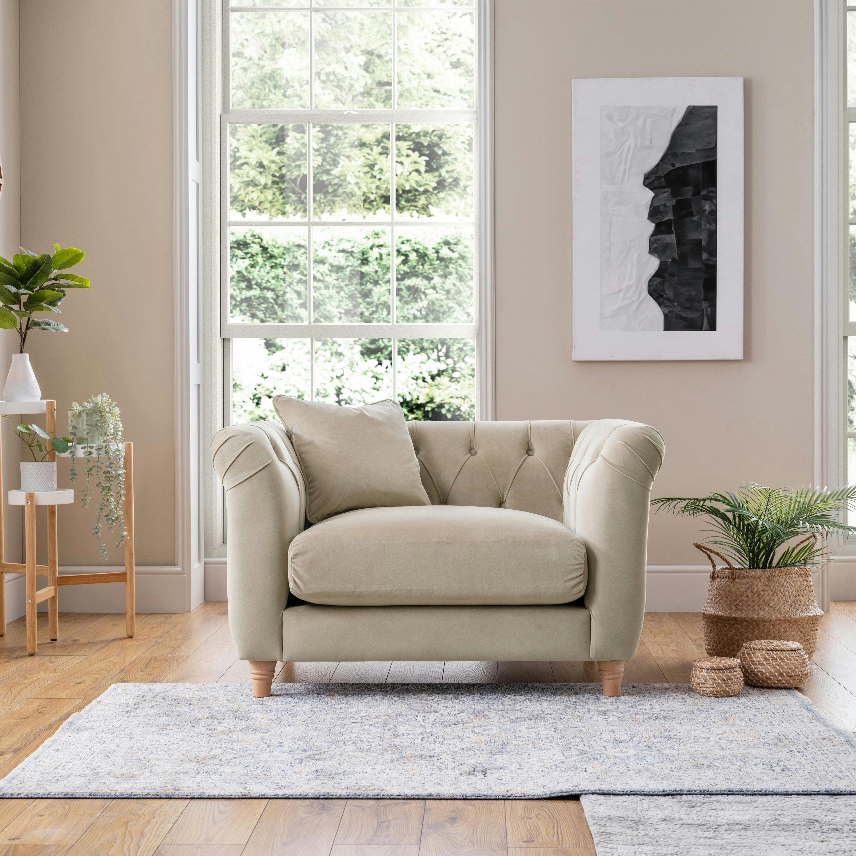 The Great Sofa Company Soho Armchair - Velvet Putty