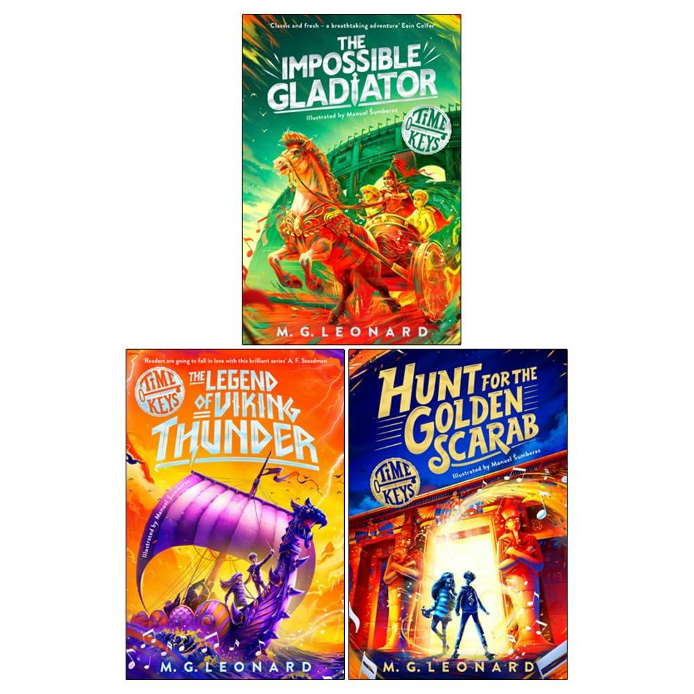 Macmillan Golden Time Keys Series By M. G. Leonard Illustrated 3 Books Collection Set - Ages 9-11 - Paperback - Image 8