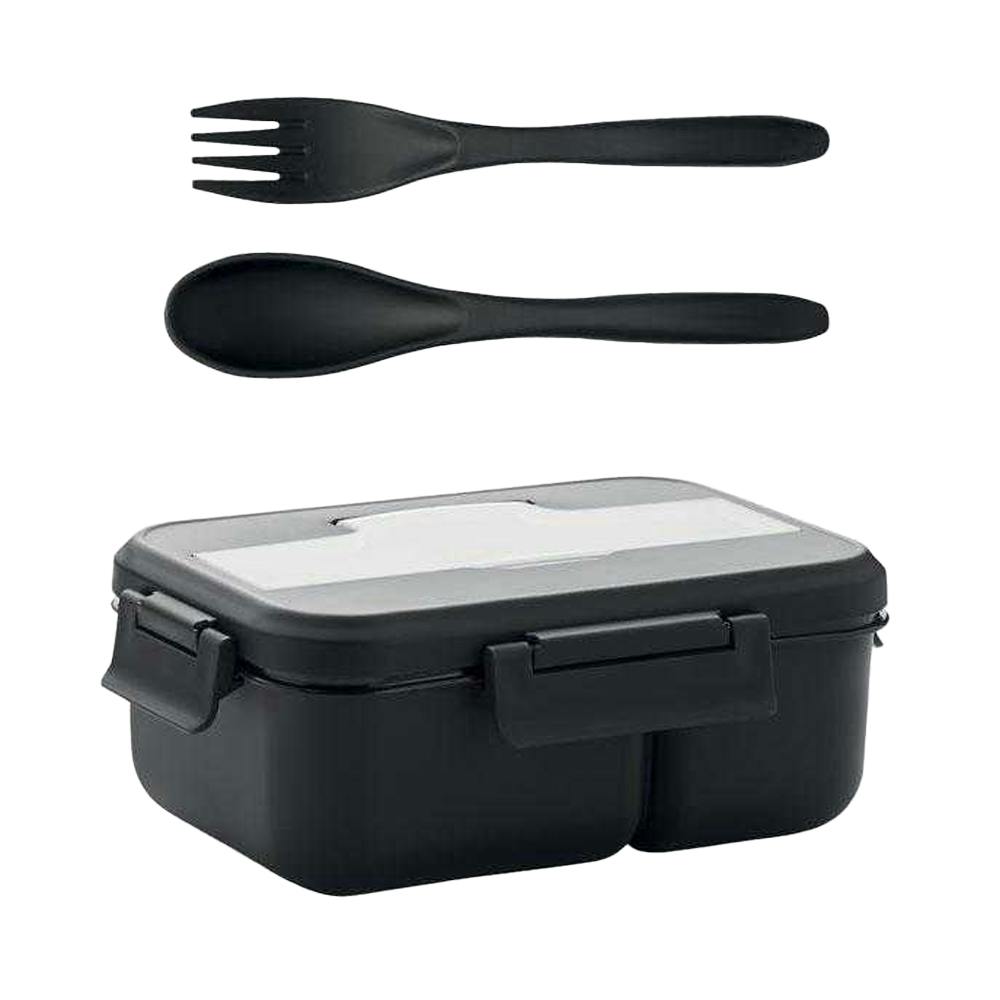 Midocean Black Makan Polypropylene Lunch Box - One Size - 100% Mixed