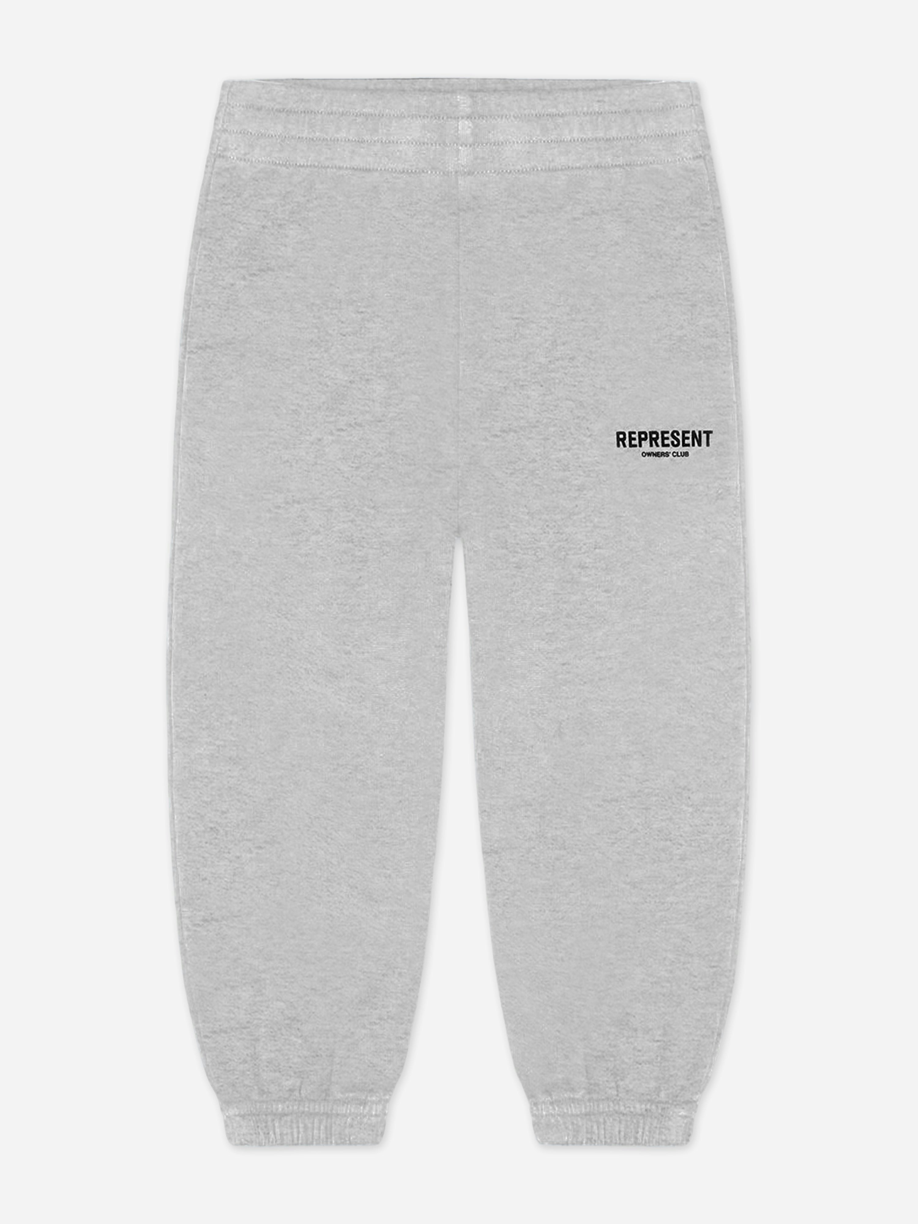 Represent Unisex Kids Grey Kids Mini Owners Club Sweatpants In - 2 - 3 Years