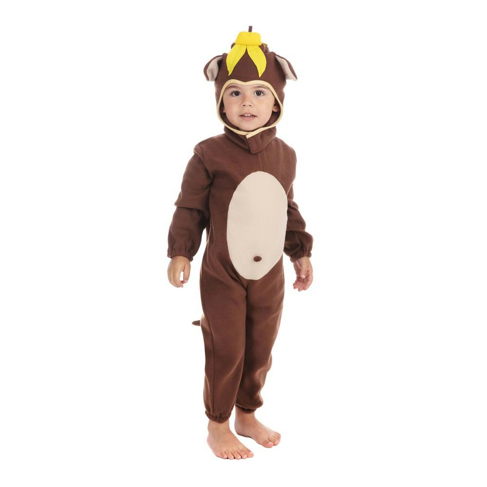 Bristol Novelty Brown Childrens/Kids Jumpsuit Monkey Costume - Toddler