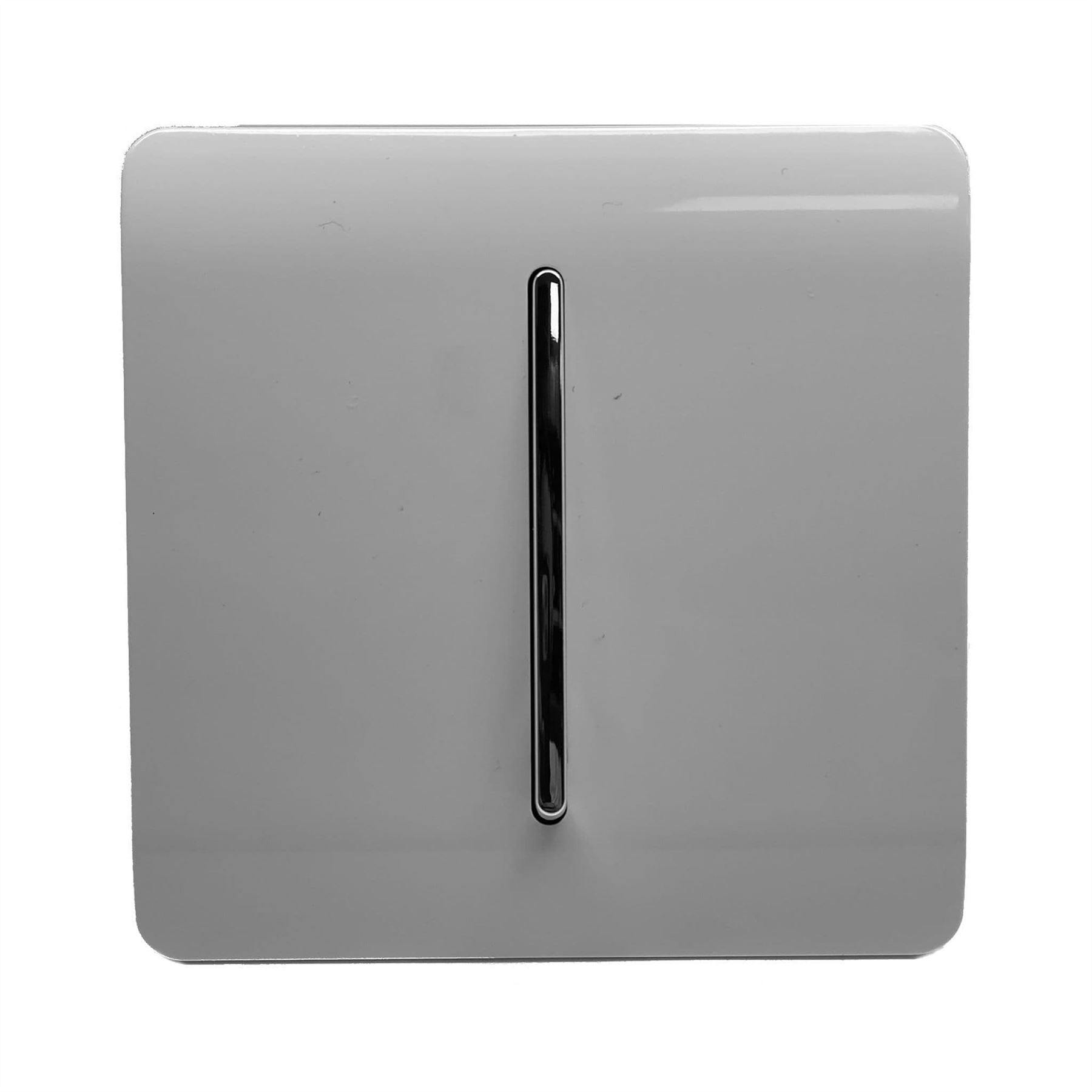 Trendi Switch Light/Grey Screwless 10 Amp Triple Pole Fan Isolator Switch In - Filg