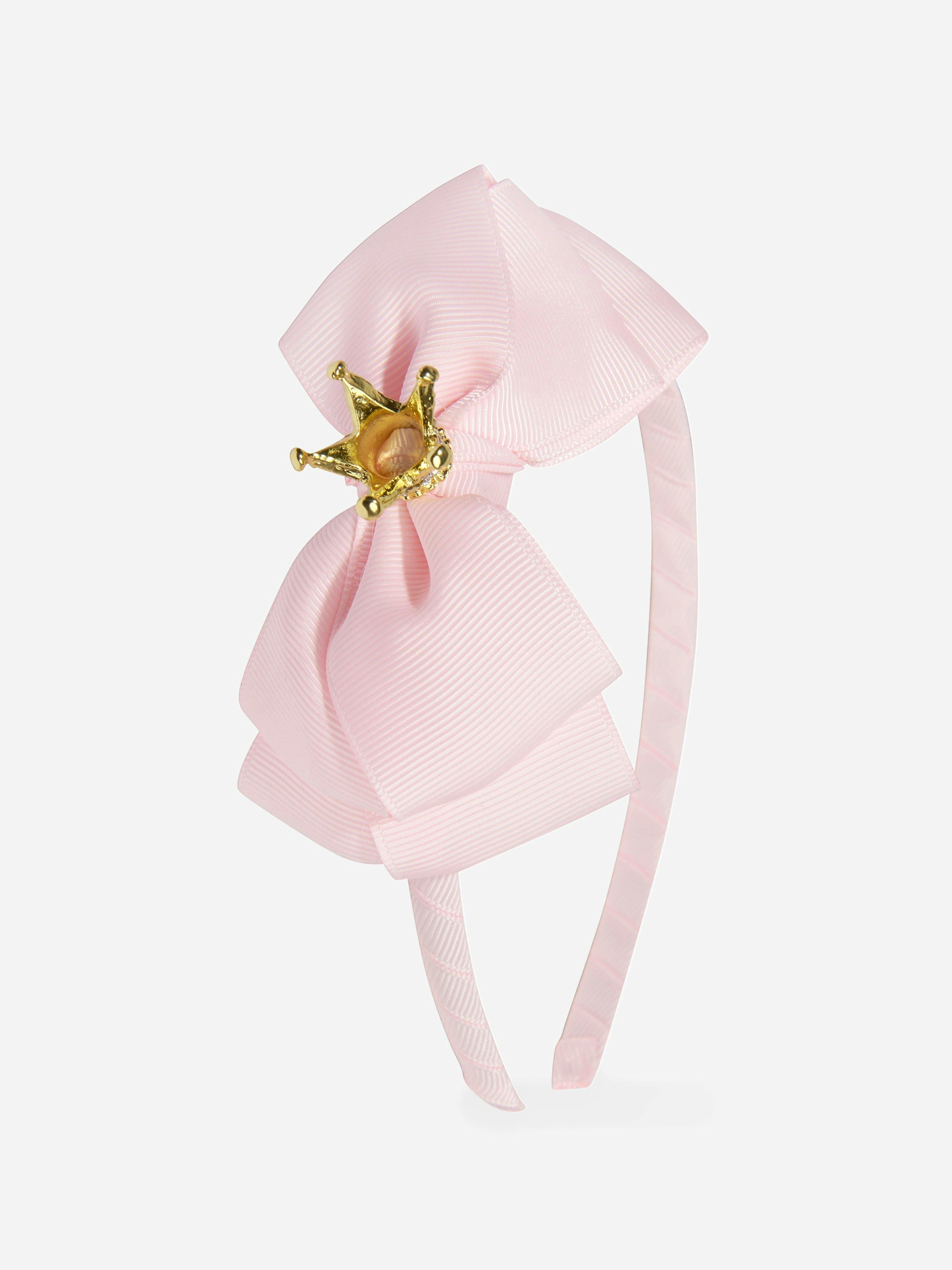 Angels Face Girls Pink Crown Headband In - One Size