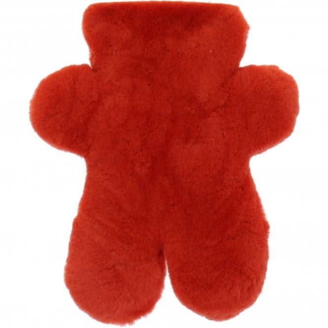 Fenland Orange Water Bottle: Teddy - 1 Liters - Sheepskin