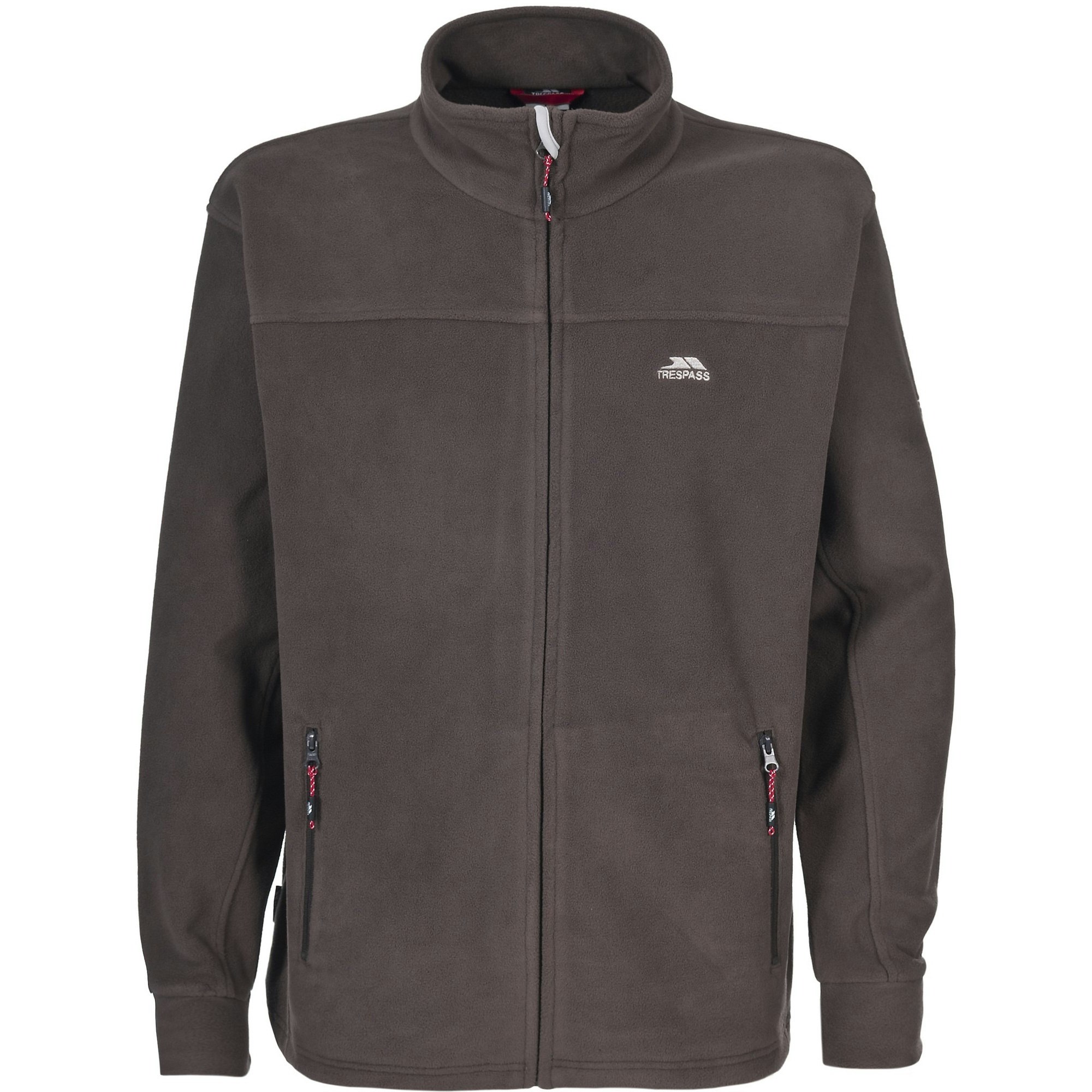Trespass Men's Bernal Full Zip Fleece Jacket - Khaki - Khaki - Xxl