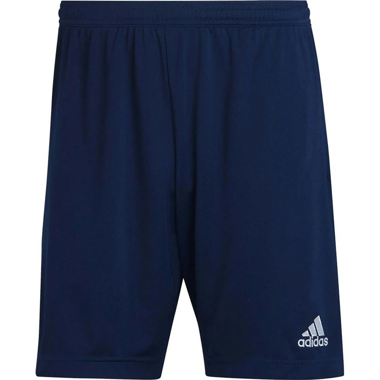 Adidas Men's Entrada 22 Training Shorts With Pockets Navy H57488 - Xs
