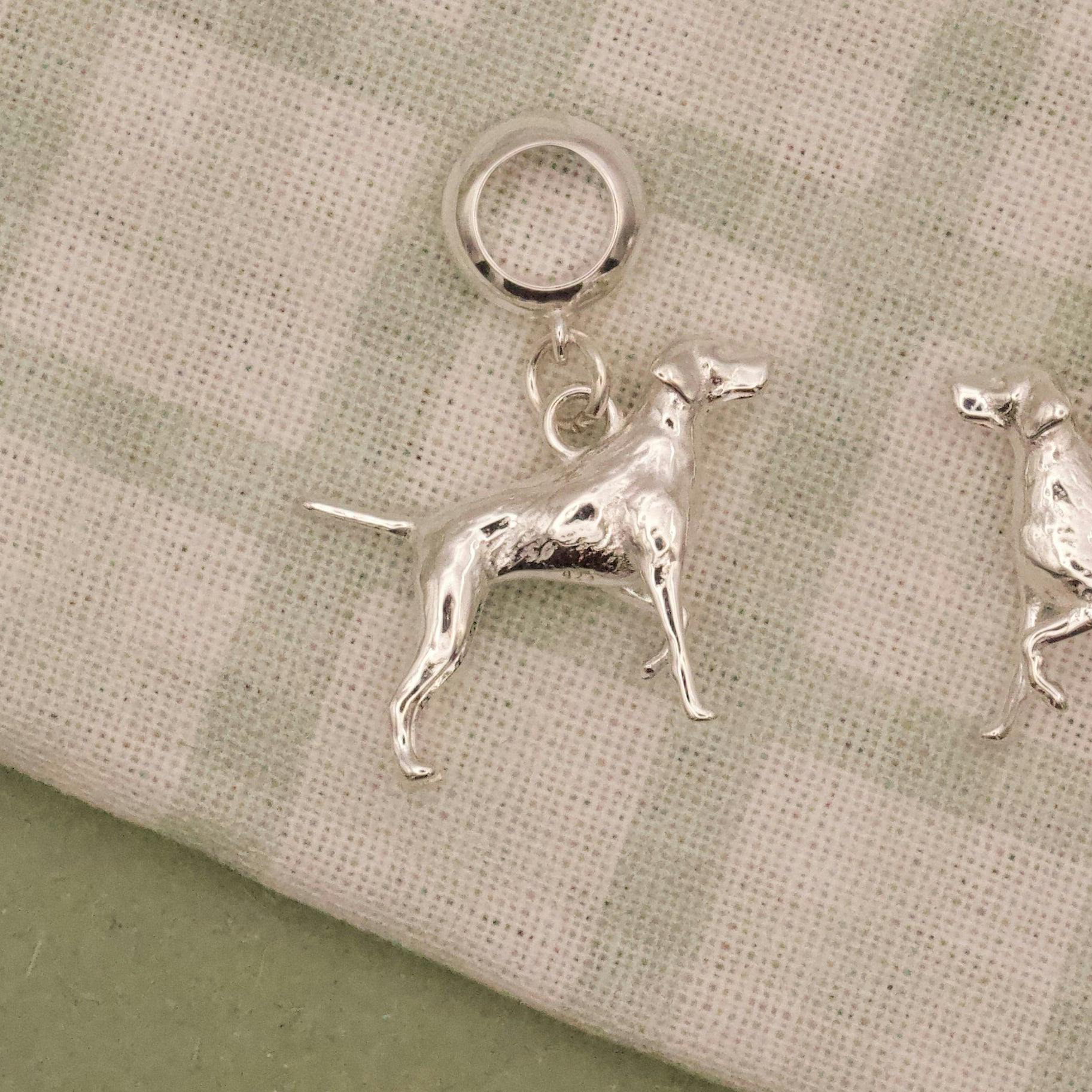 Mylee London Silver Pointer Charm - Slider Charm - Yes