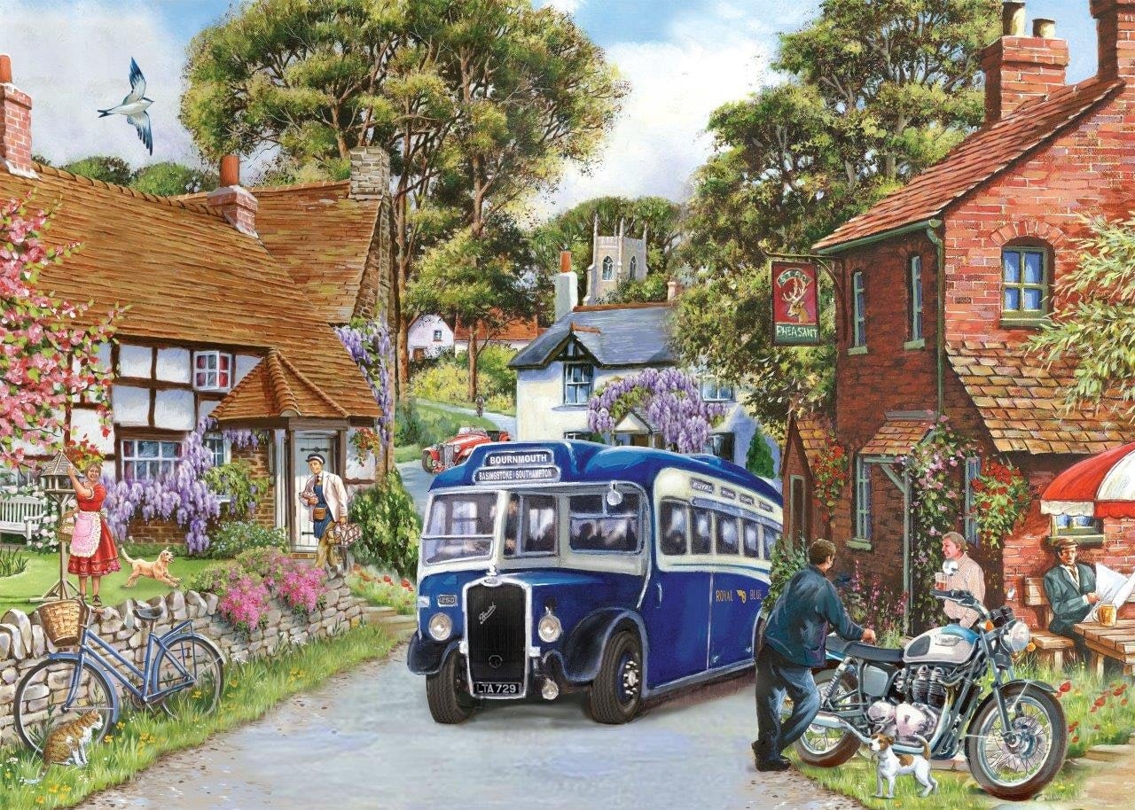 The House Of Puzzles Tight Corner - 500 Piece Jigsaw Puzzle