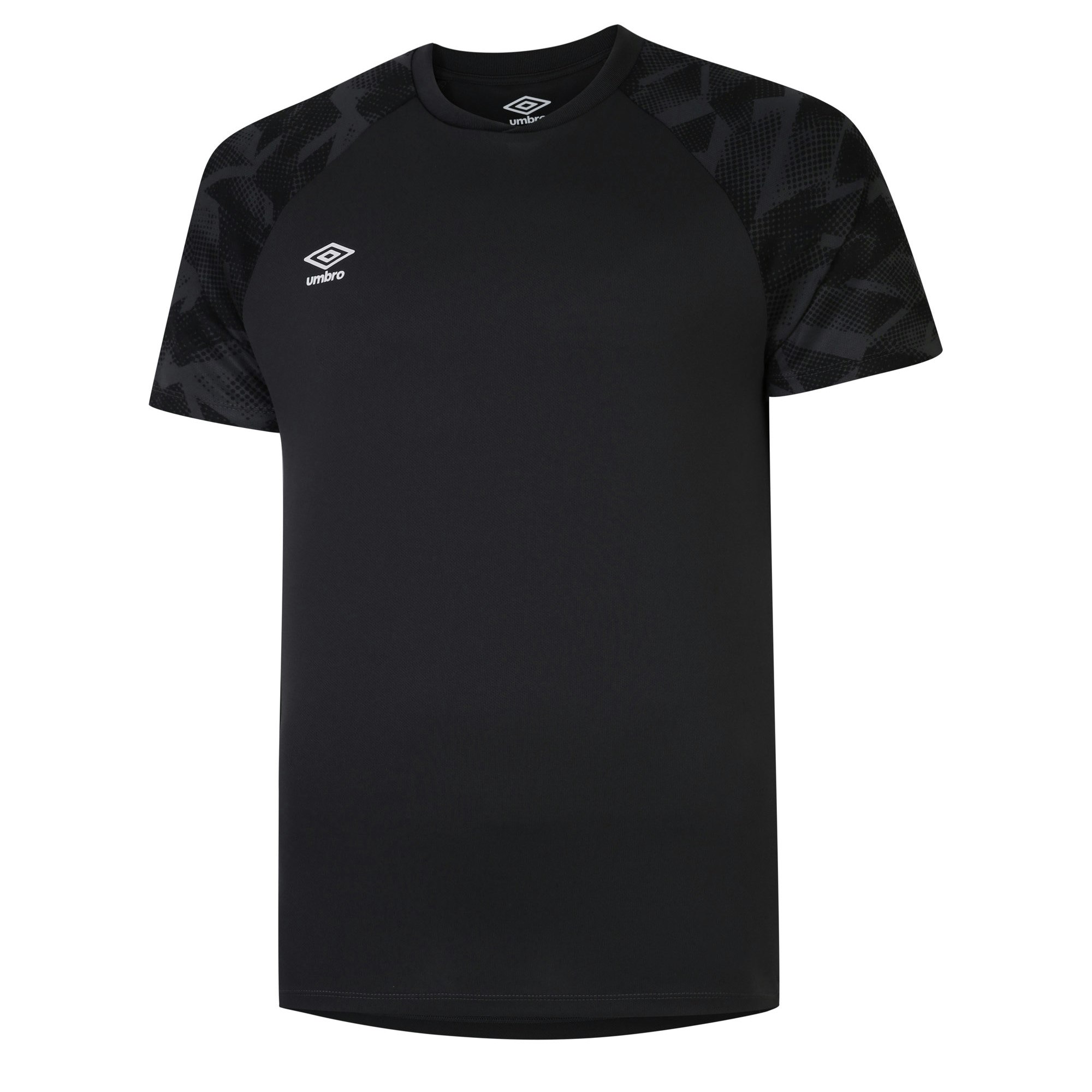 Umbro Men's Black Atlas Jersey - Carbon/ - Carbon/ - S