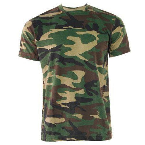 Coolandnew Game Camouflage T-Shirt - Woodland - 2XL