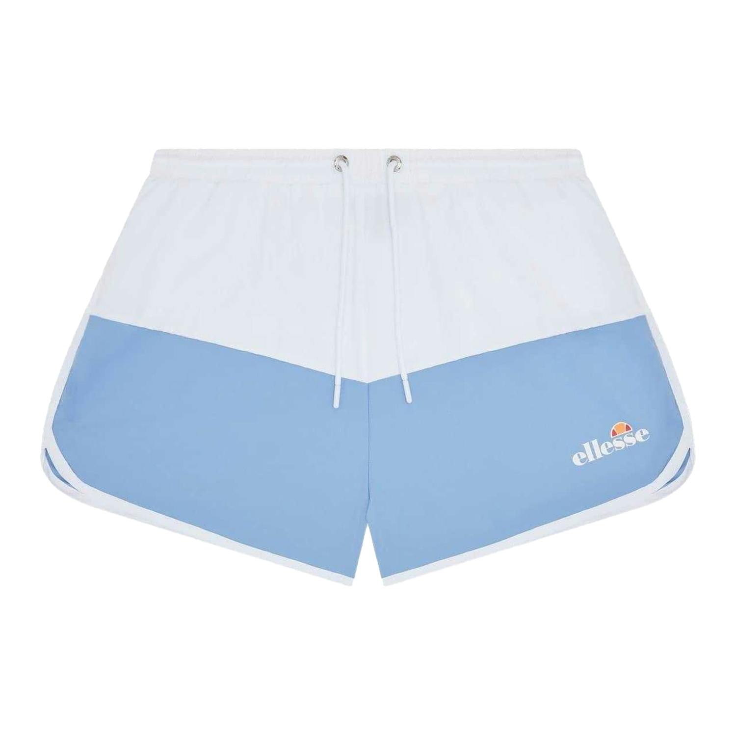 Ellesse Men's White Colour Block Swim Shorts - S S - 100% Mixed