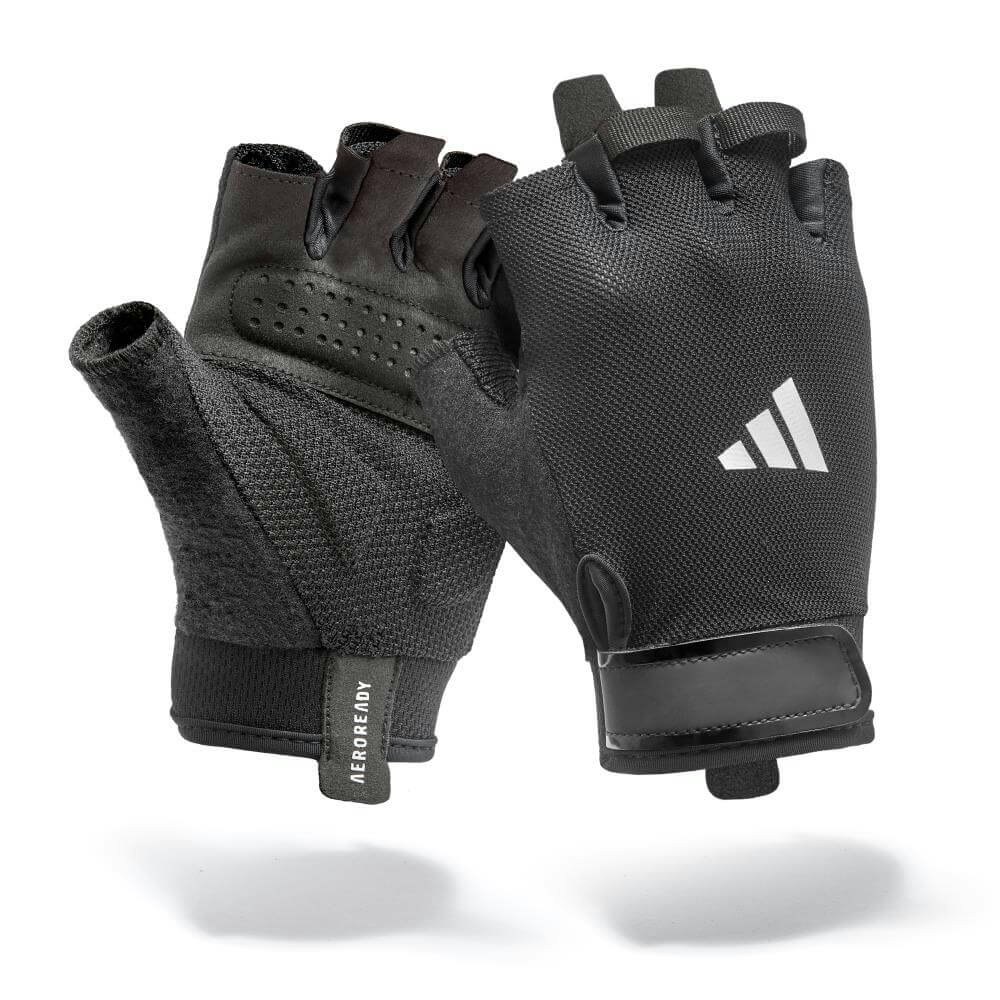 Adidas White Essential Training Gloves - L