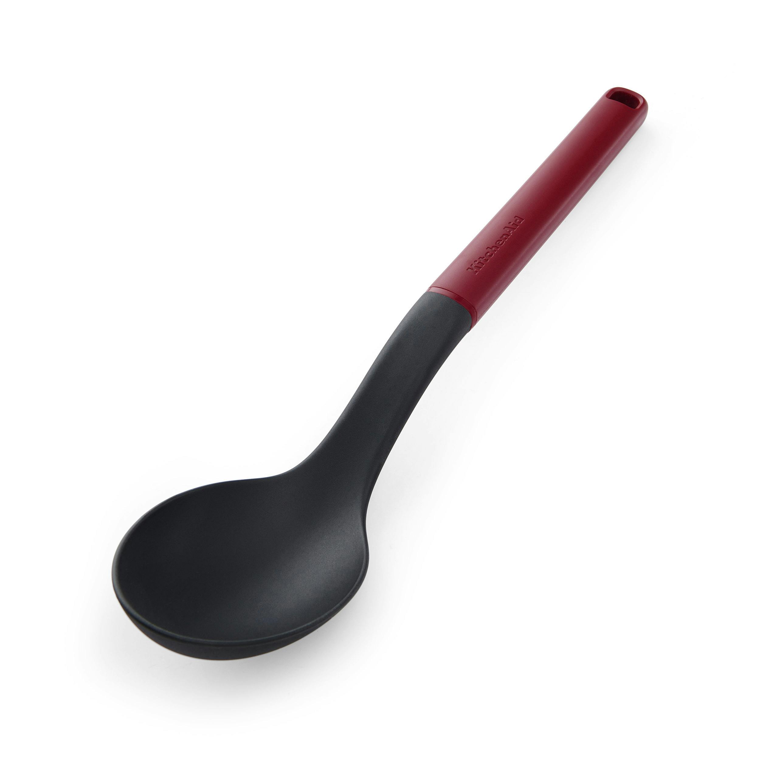 Rackhams Red Cooking Spoon, Empire 34Cm - Nylon - Serving Spoon