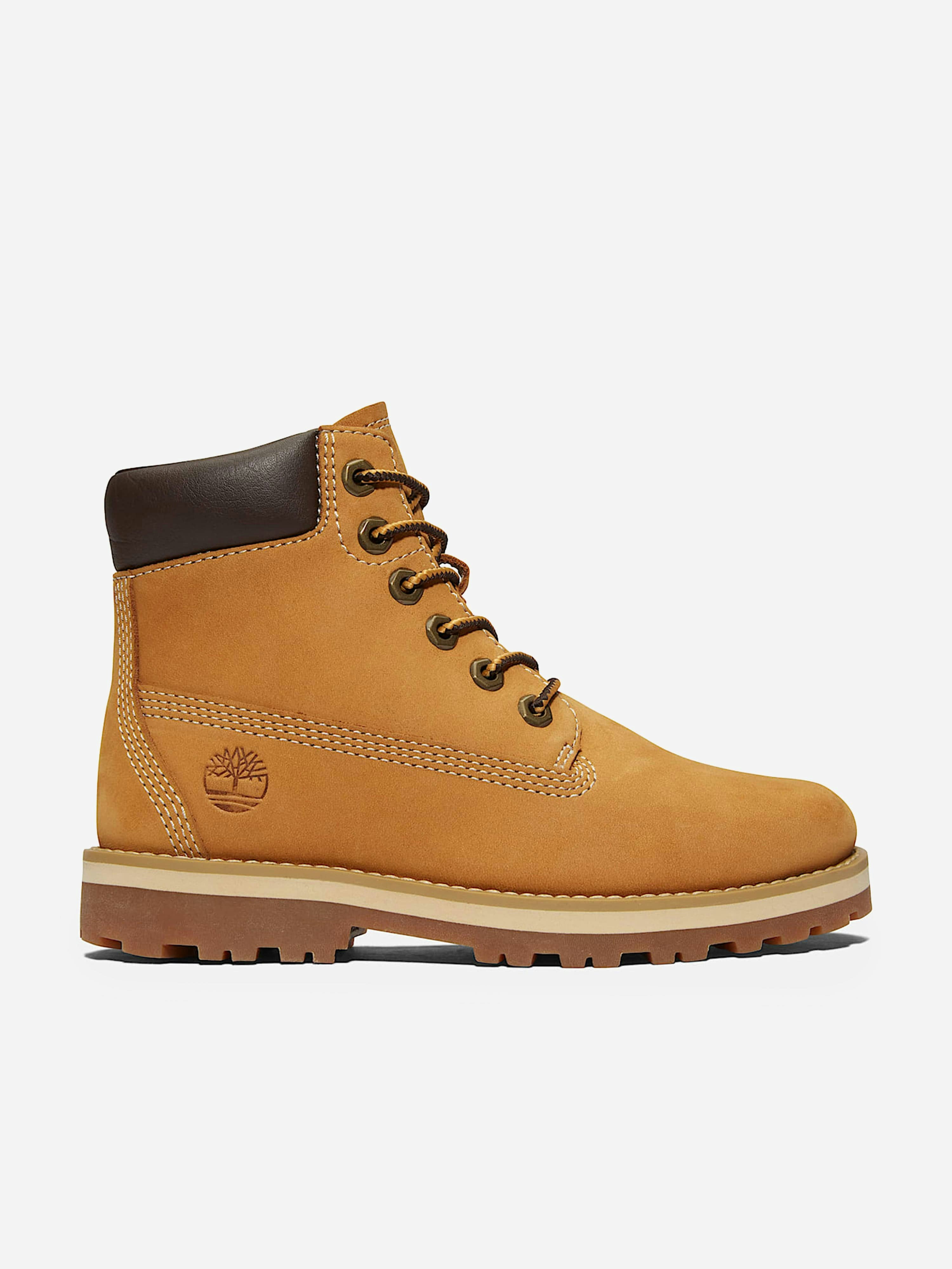 Timberland Boys Beige Kids Courma Mid Lace Up Boots In Wheat - Eu 28 Uk 10 Us 10.5