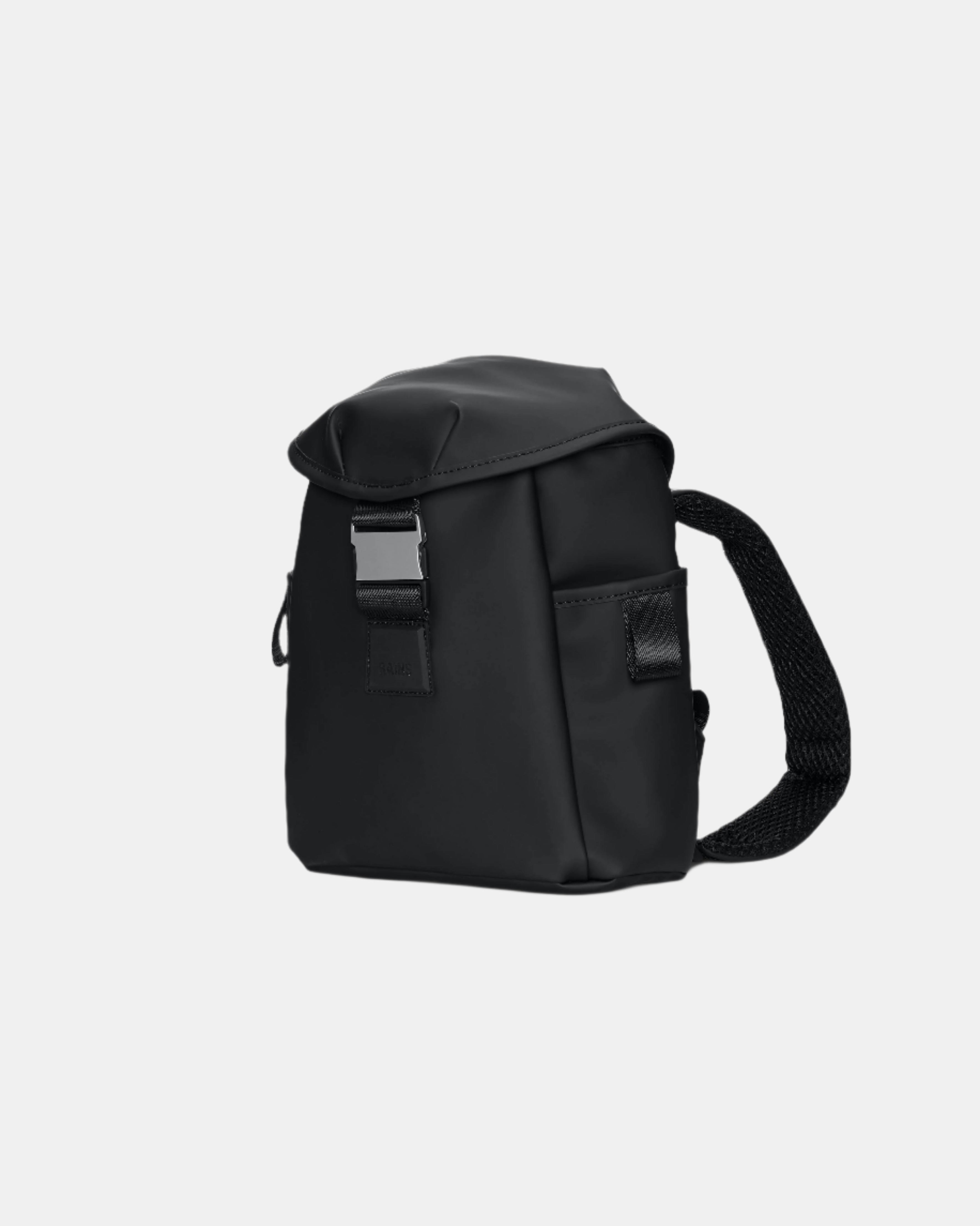 Rains Black Valera Bucket Backpack Mini - 01 - 01 - One Size