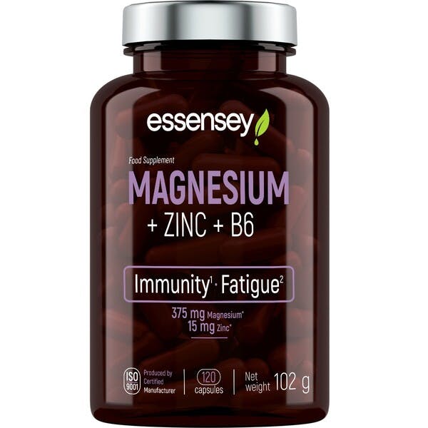 Essensey Magnesium + Zinc + B6 - 120 caps - Image 5