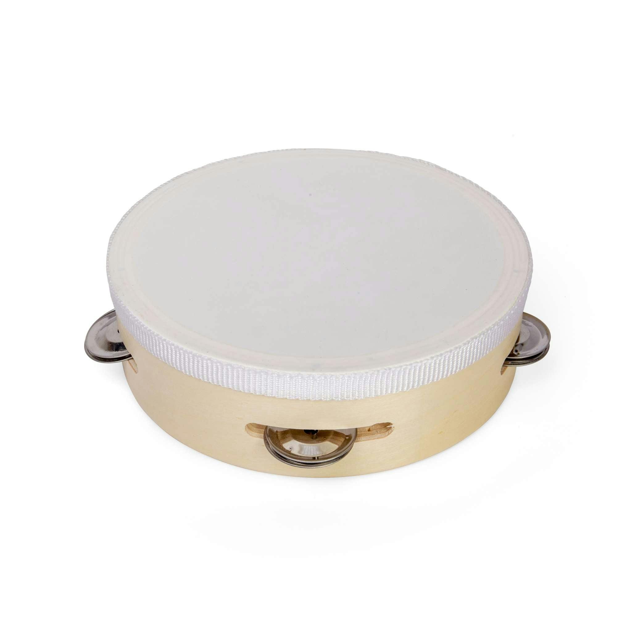 Bigjigs Toys Natural Wooden Tambourine