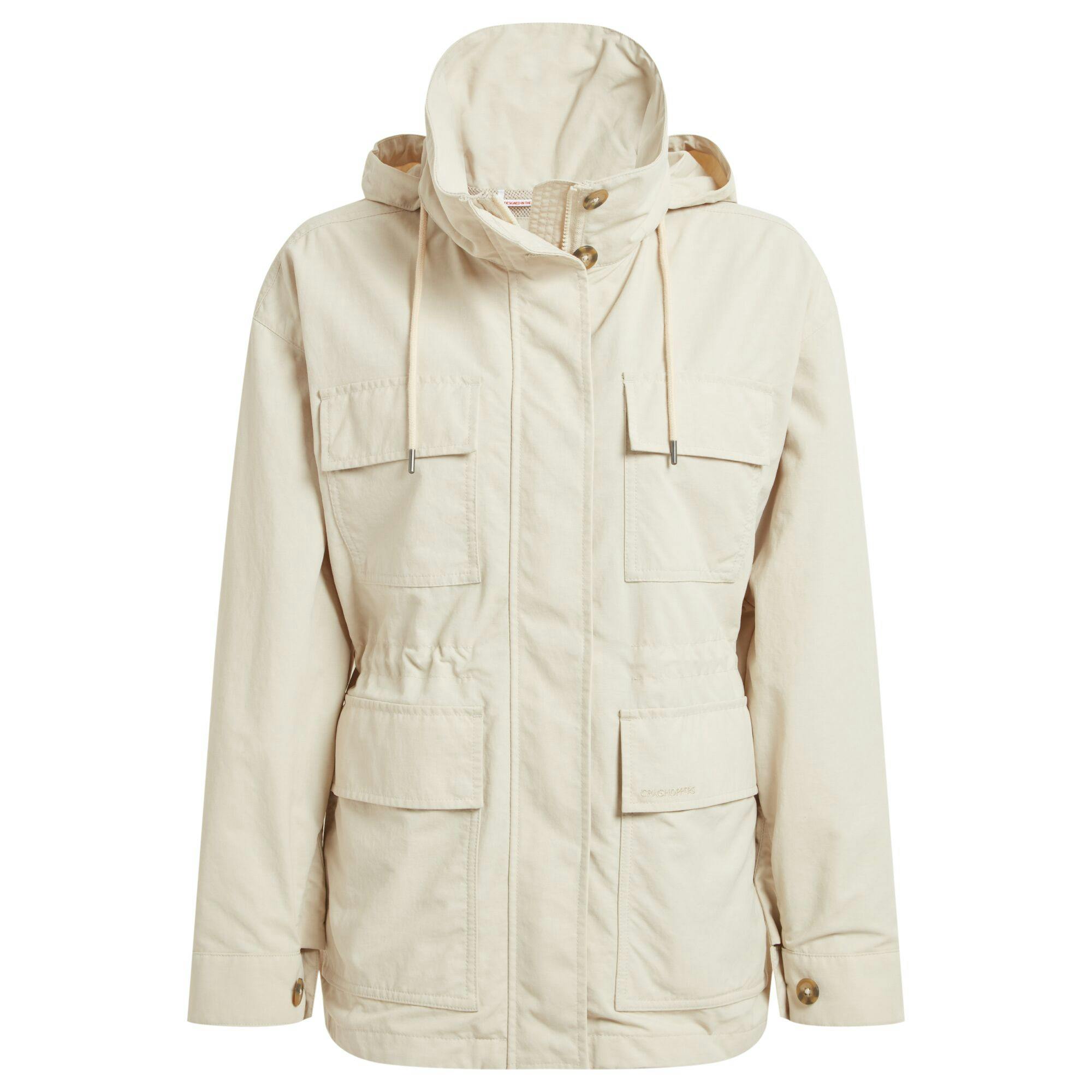 Craghoppers Women's / Adventure Ii Nosilife Jacket - Stone - 10 Uk - Stone - 100% Mixed