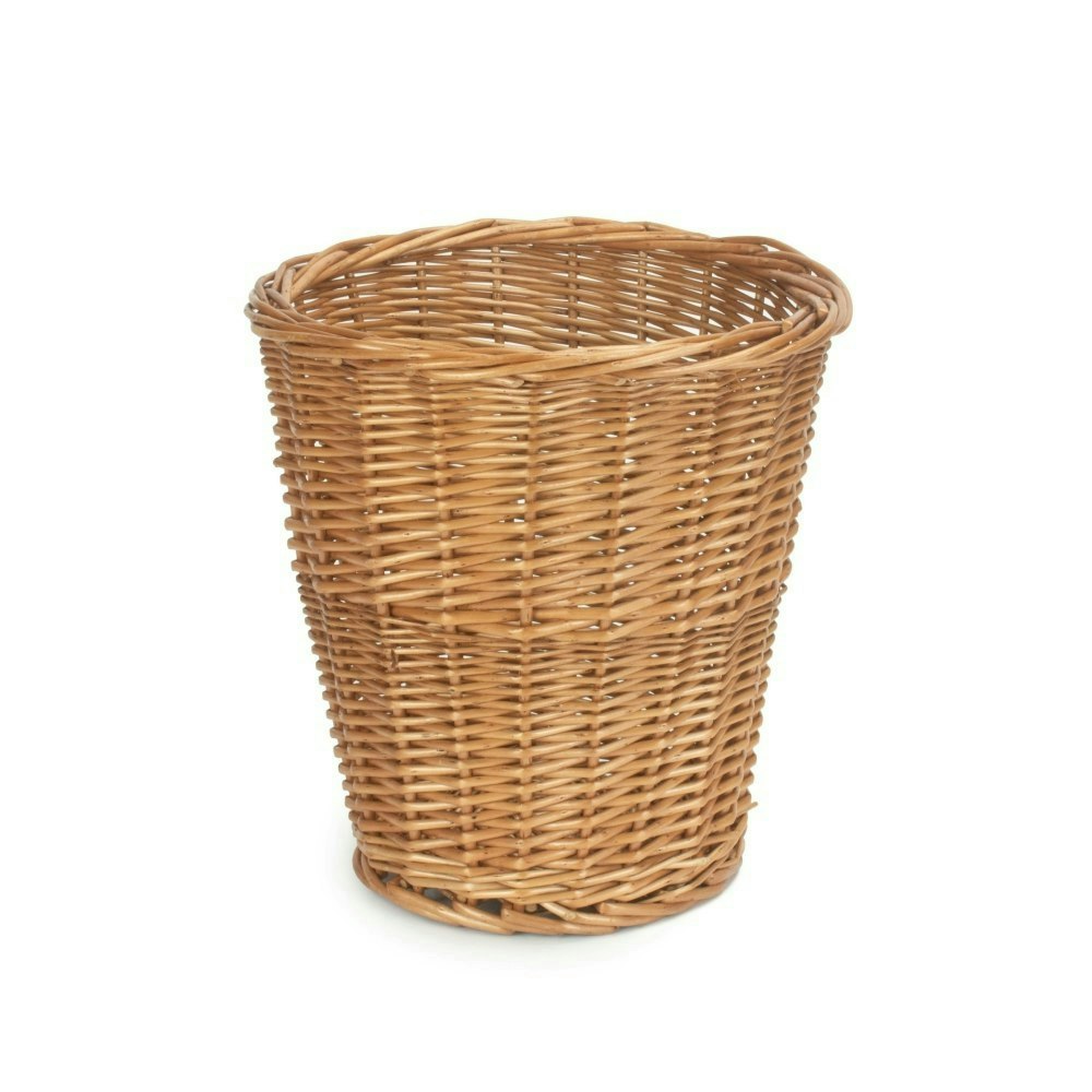 Rackhams Light Steamed Wicker Waste Paper Bin