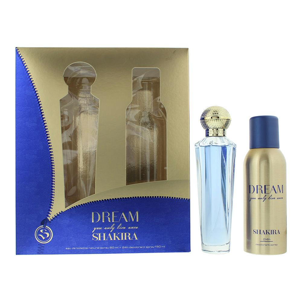Women's Shakira Dream You Only Live Once Piece Gift Set: Eau De Toilette 80Ml - Deodor Size 2 - Image 8