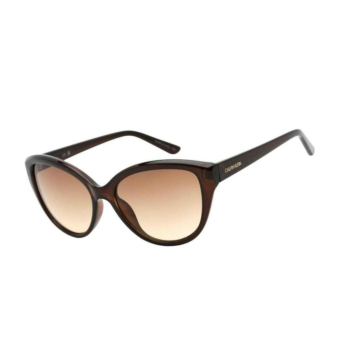 Calvin Klein Women's Brown Ck19536s 210 Sunglasses - One Size - 100% Mixed