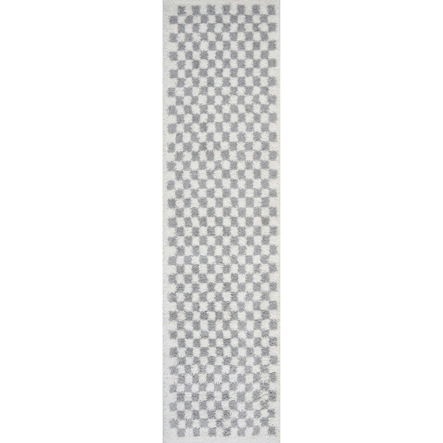 The Rugs Grey Moodi Shaggy Mulberry Rug - 80X300 Cm