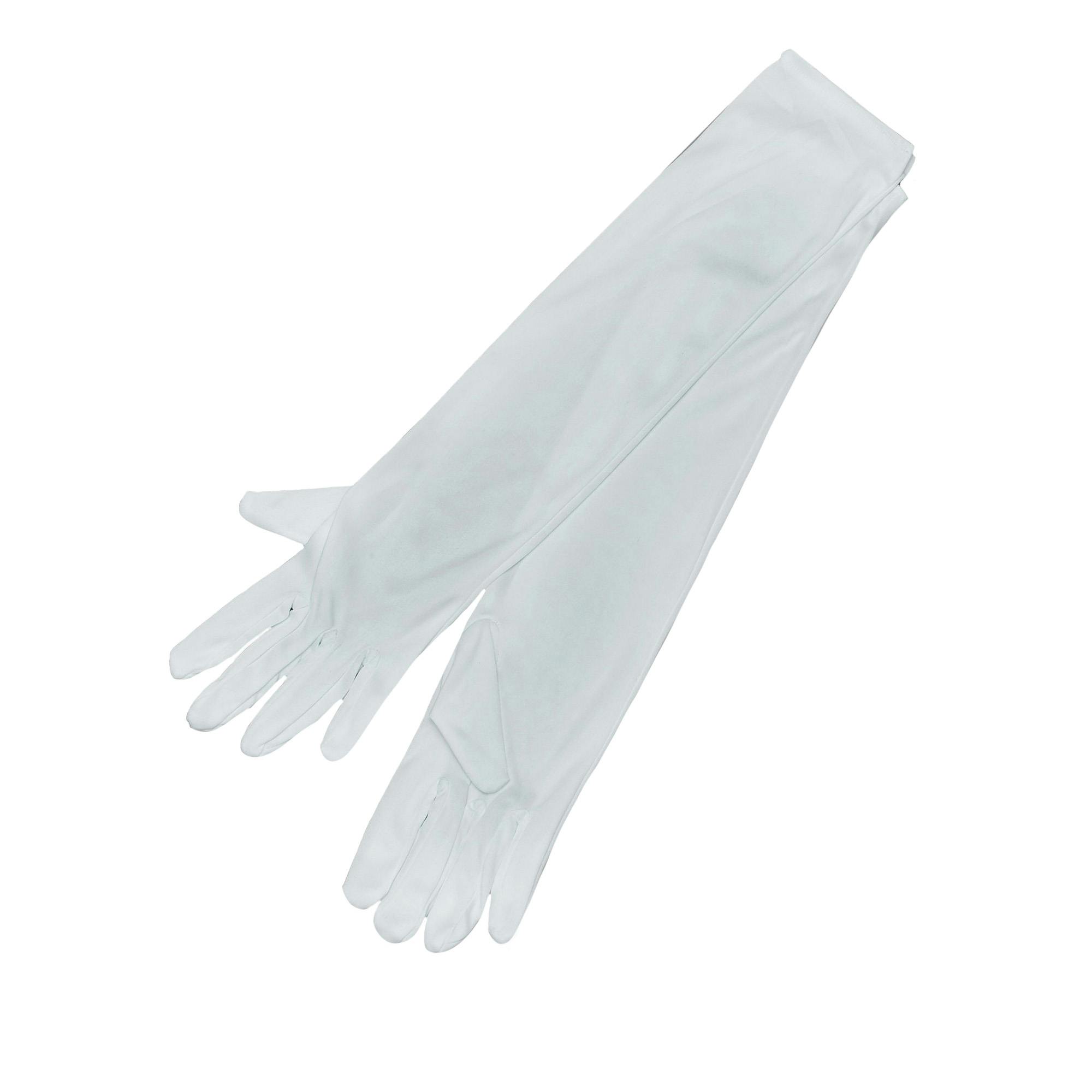 Bristol Novelty Women's White Opera Gloves (1 Pair) - One Size