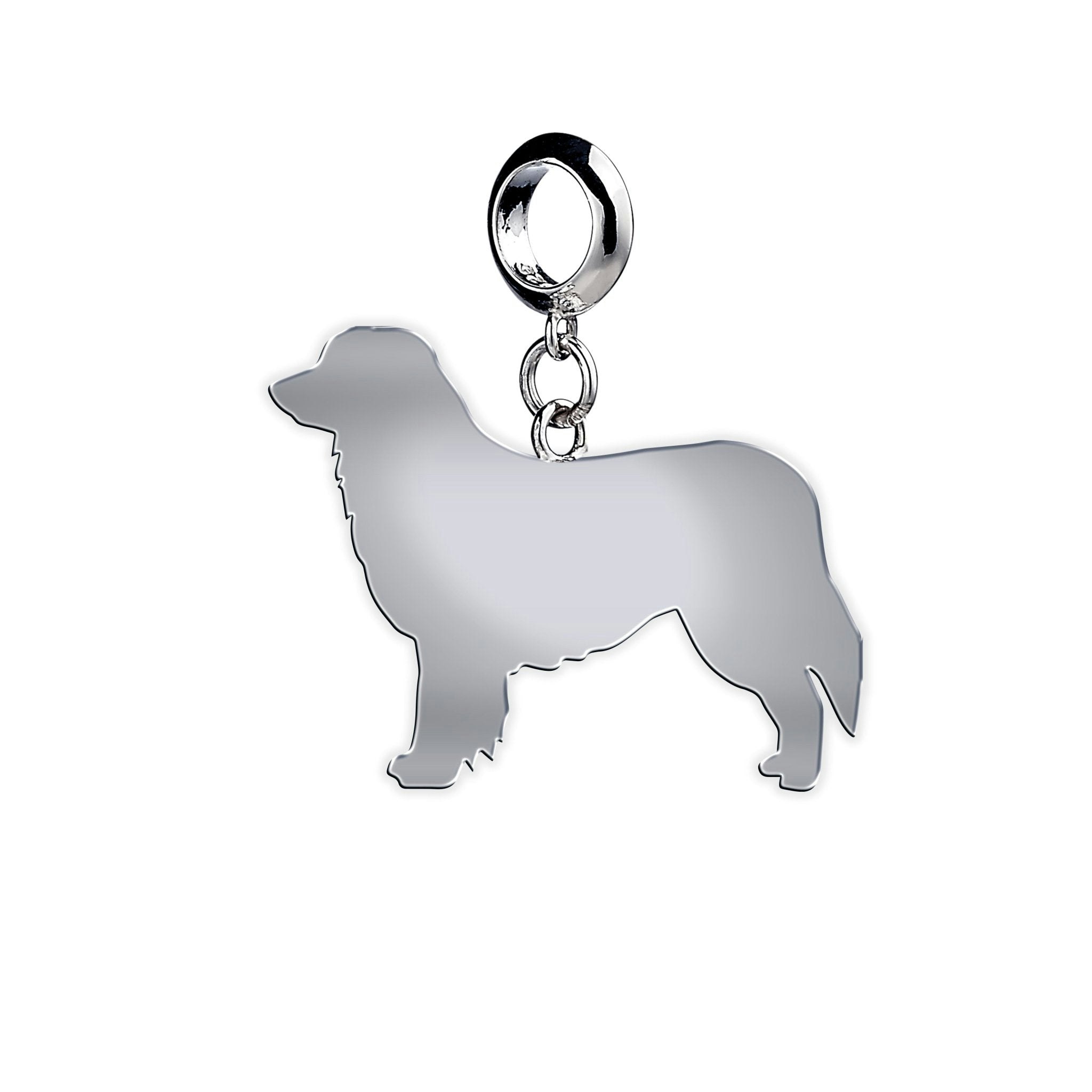 Mylee London Silver Hovawart Silhouette Charm - Yes - Slider Charm
