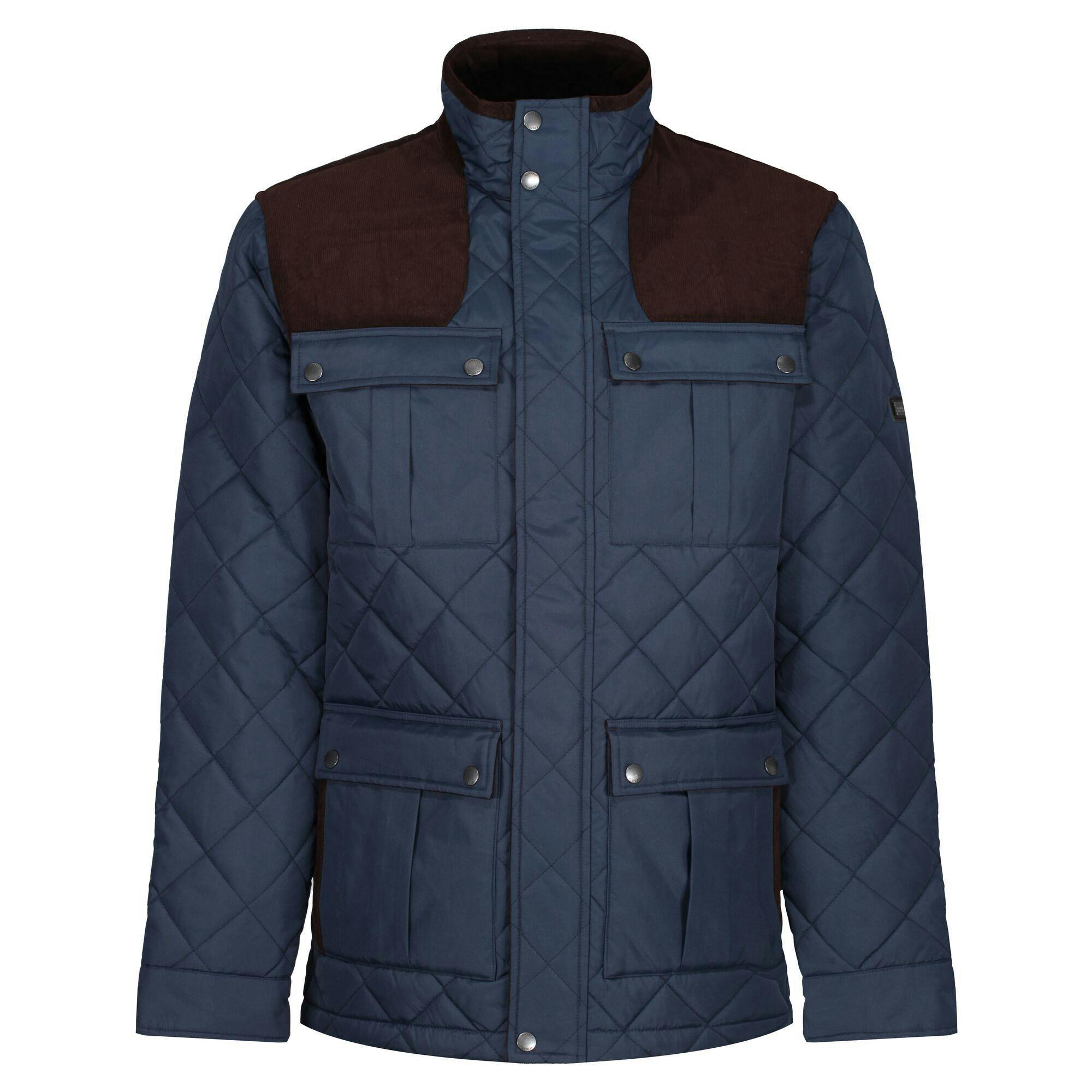 Regatta Men's Professional Quilted Jacket - Navy - S - Navy - 100% Polyester