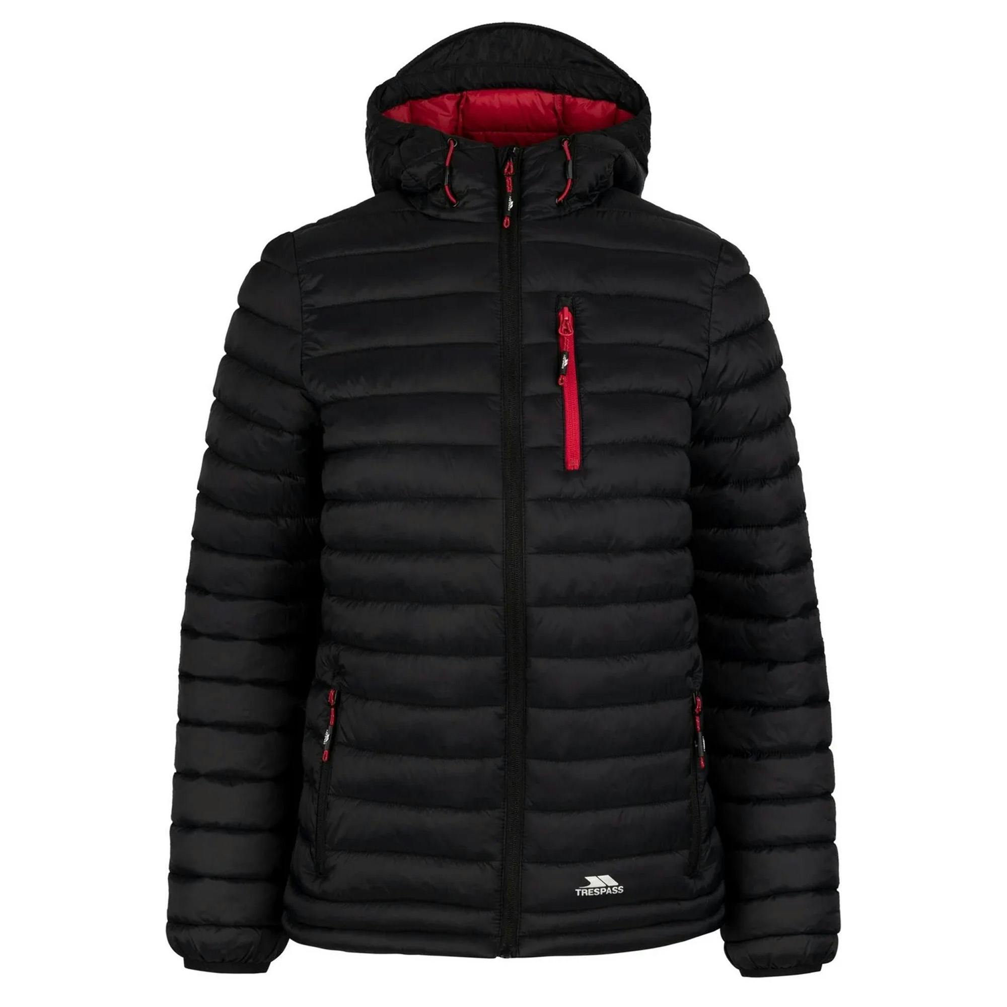 Trespass Women's Black Lenka Hooded Padded Jacket - 10 Uk - 100% Polyamide