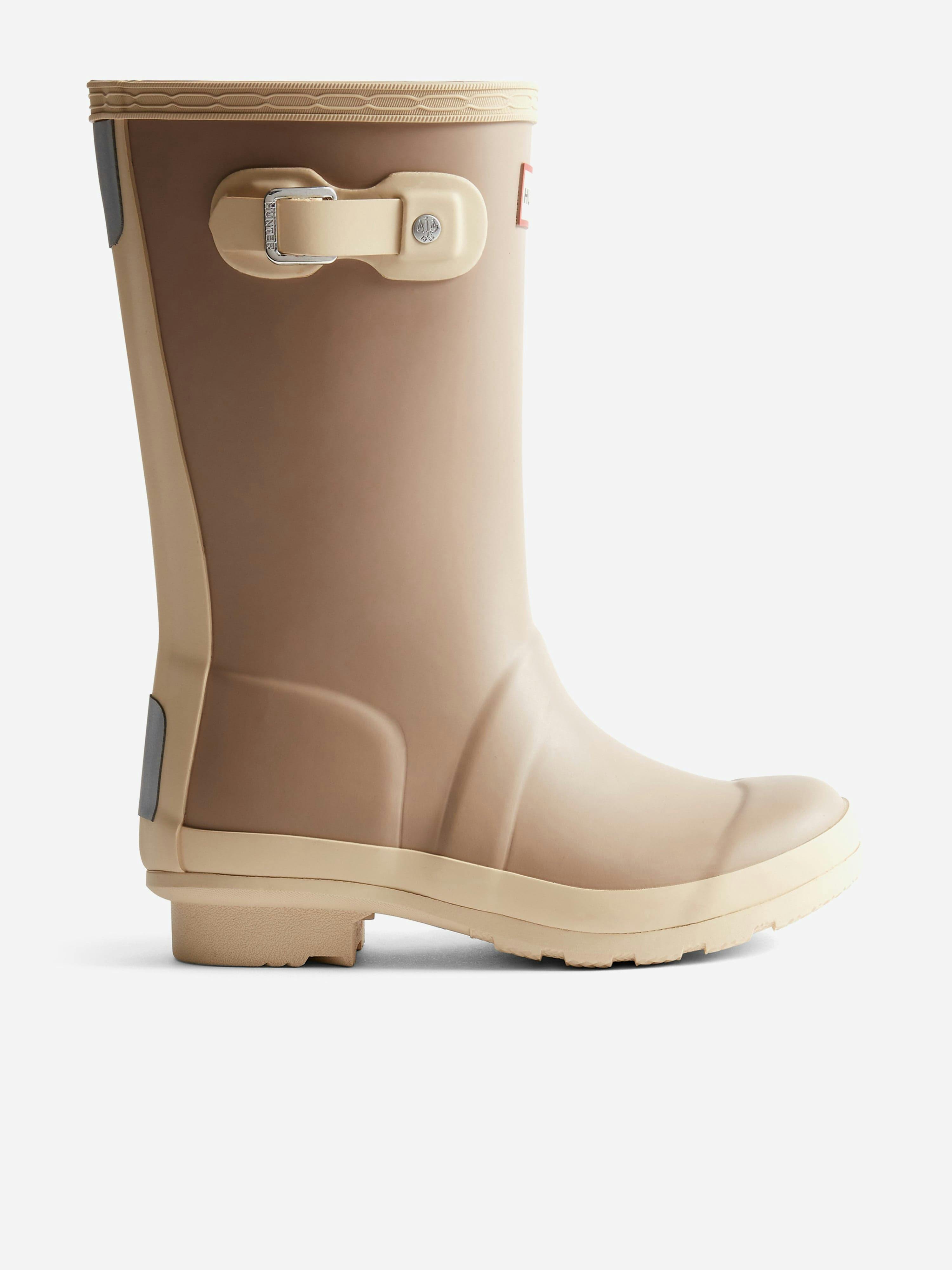Hunter Boys Brown Kids Original Wellington Boots In - Eu 31 Uk 12