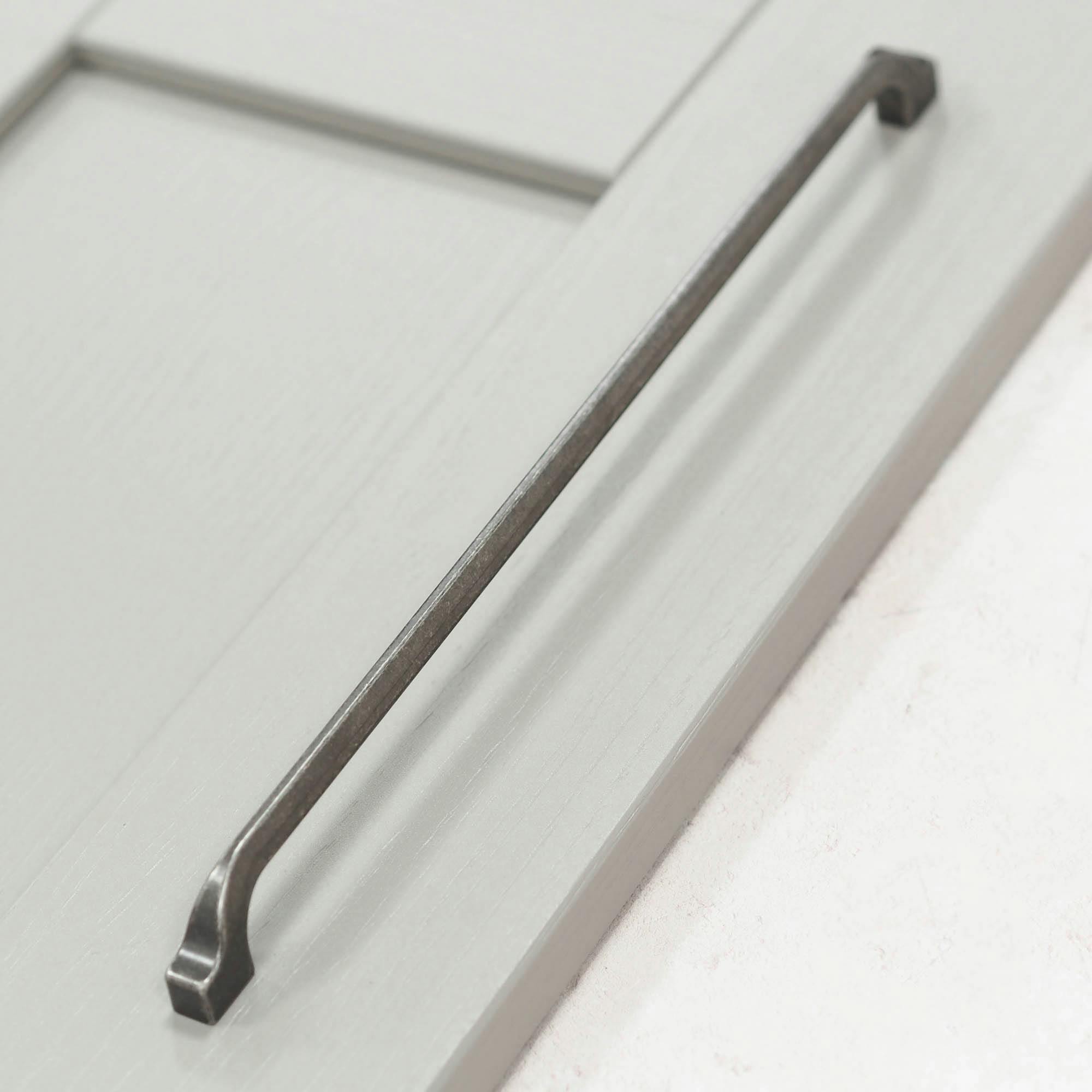 Rackhams Antique Pewter D Handles - 320Mm Handle