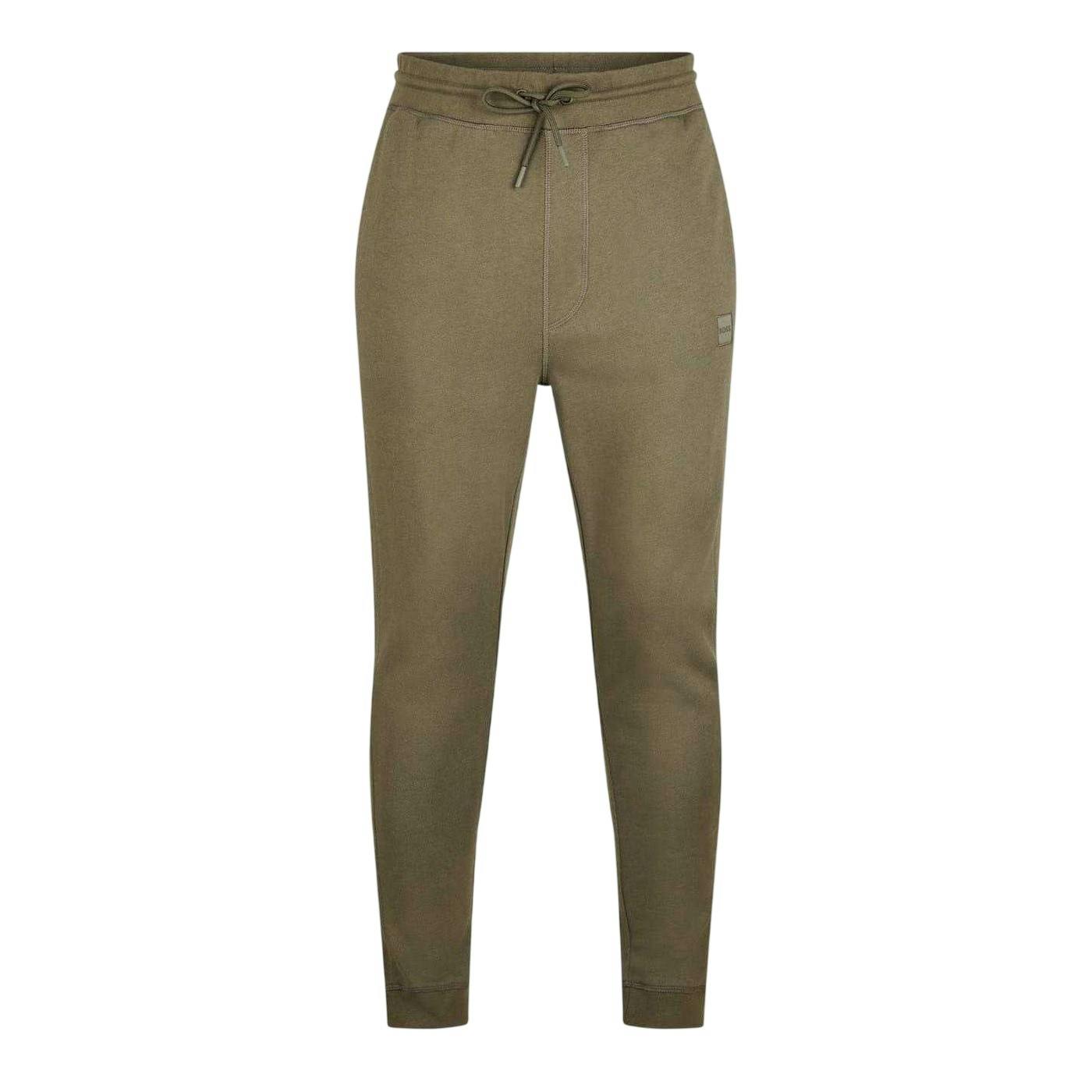 Boss Men's Green Sestart Slim Jogging Bottoms - L R - 100% Cotton