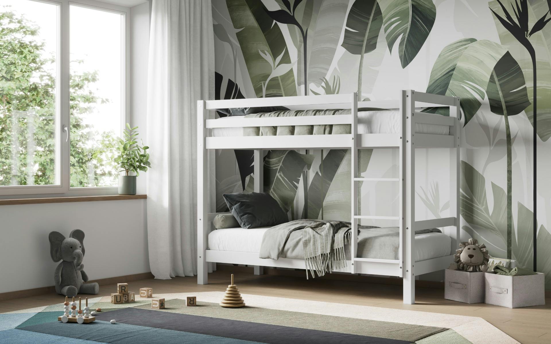 Rackhams White Callisto Shorty Bunk Bed