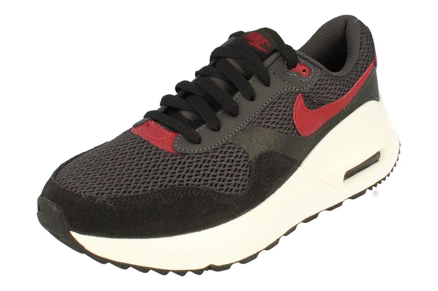 Nike Men's Black/Red/Anthracite Air Max Systm Dm9537 003 - Uk 8 | Us 9 | Eu 42.5