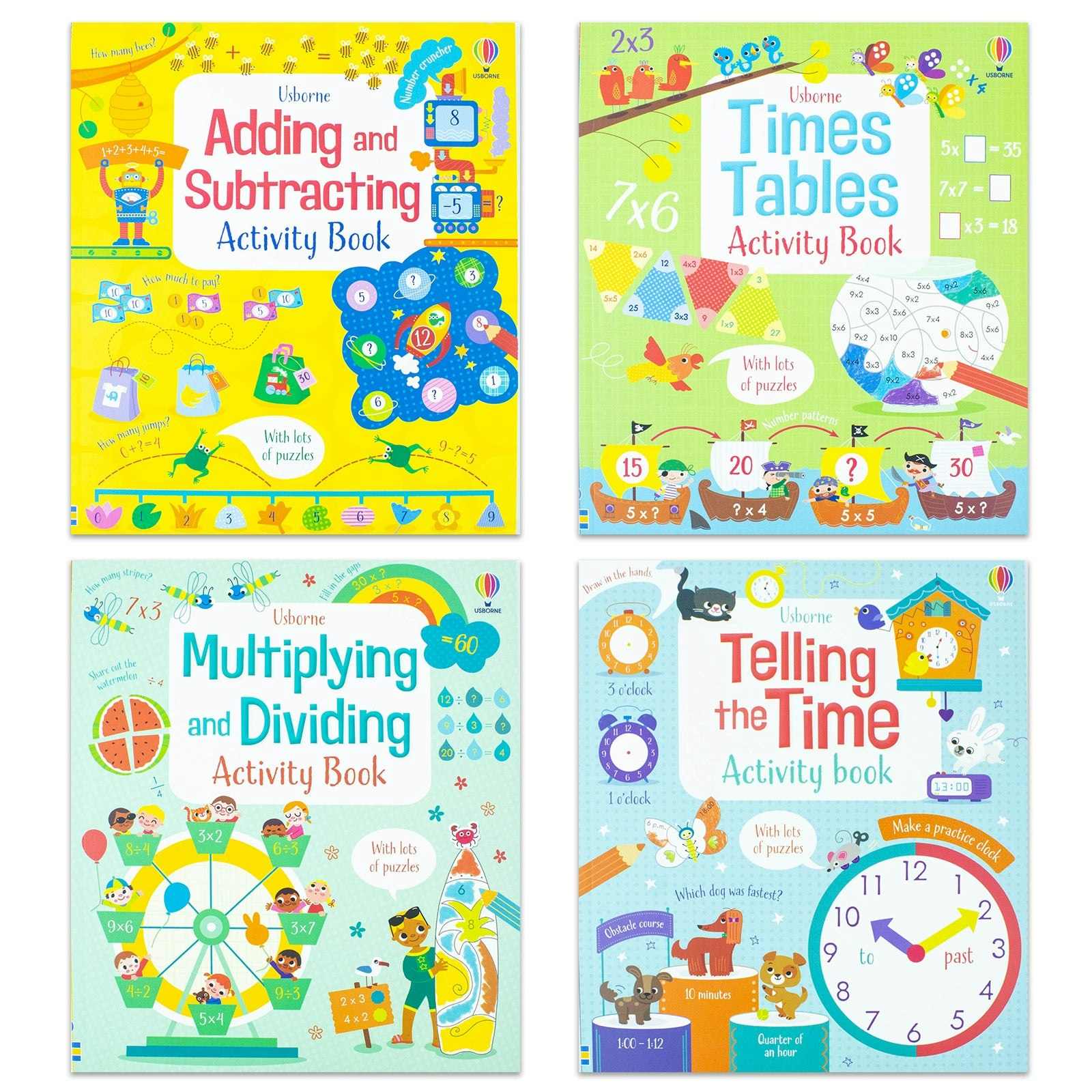 Maths Activity 4-Book Collection Set | Addition, Subtraction, Ti | Luana Rinaldo - Image 7