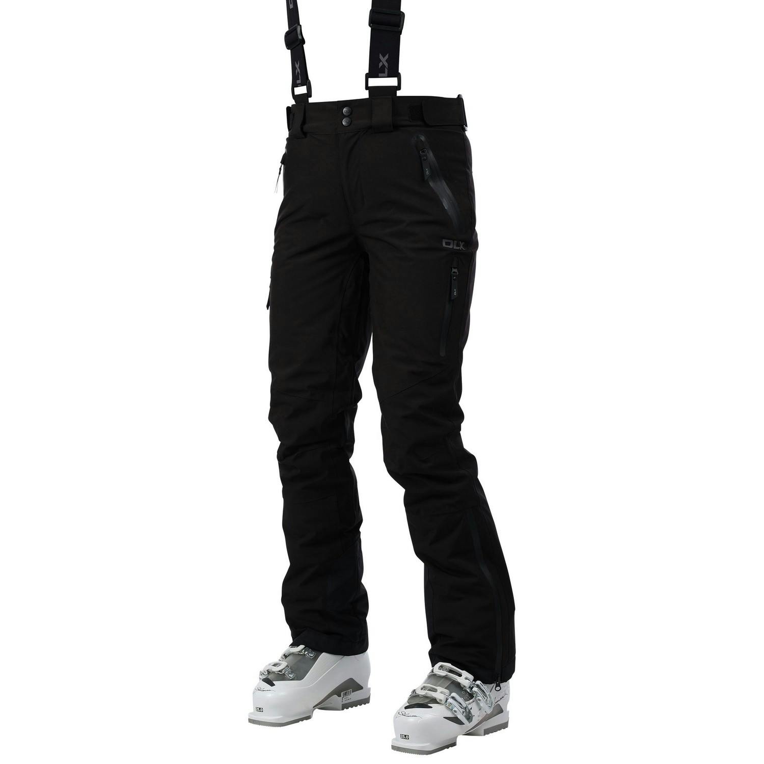 Trespass Women's Black Marisol Ii Dlx Waterproof Ski Trousers - Xxl - 100% Polyester
