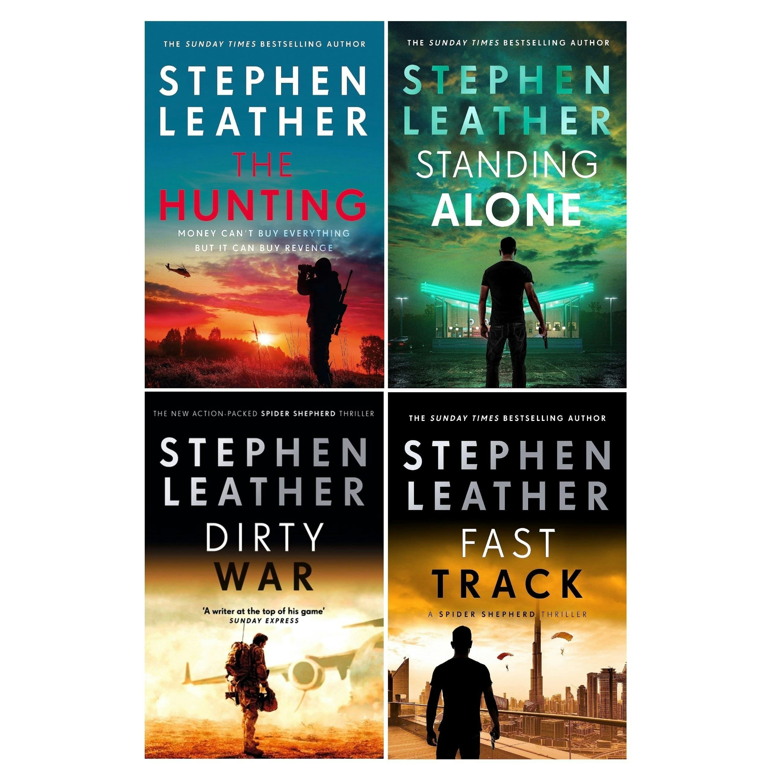 B&Q -  Spider Shepherd Thrillers 3 Books Collection Set Books 18-20 By Stephen Leather (Fast TrackDirty WarClean Kill) - Image 3