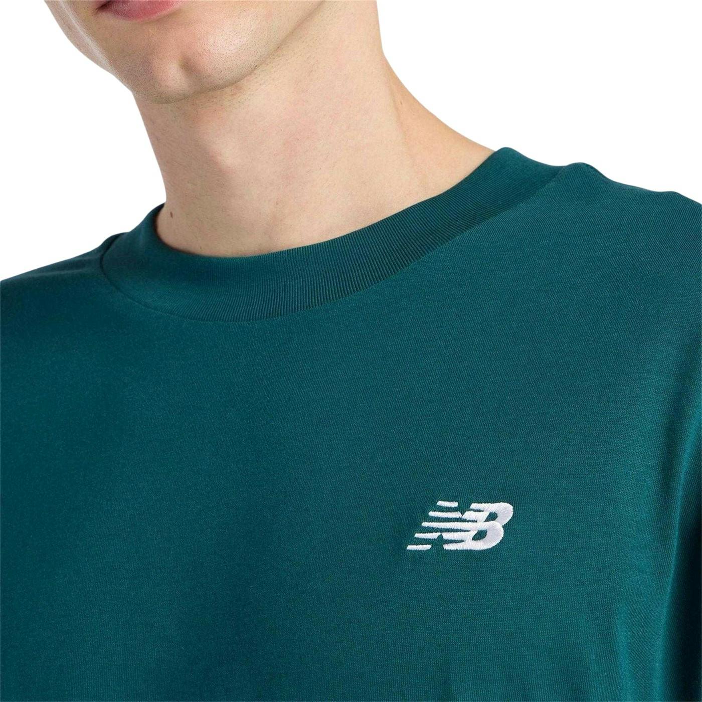 New Balance Men's Green Cotton T-Shirt - L - 100% Cotton