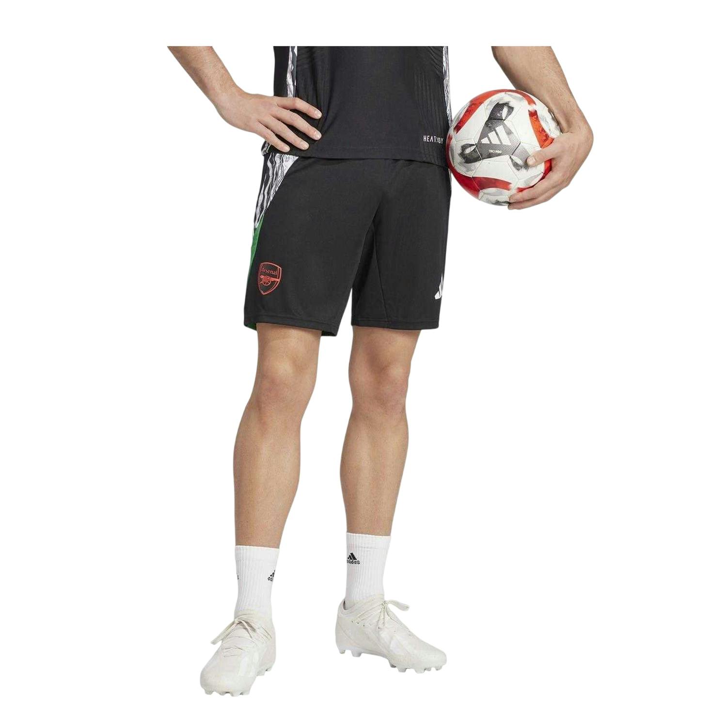 Adidas Men's Black Pro Arsenal Fc Performance Football Shorts - S - 100% Recycled Polyester