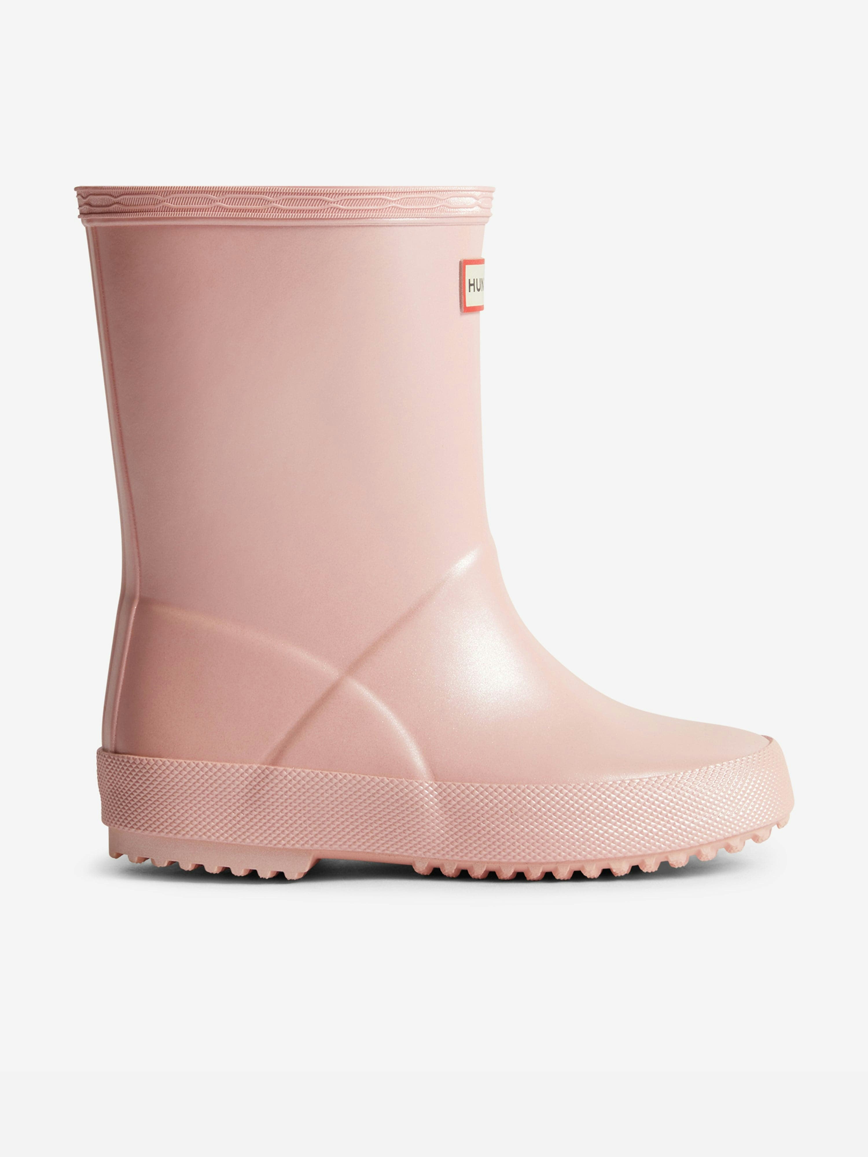 Hunter Unisex Kids Pink Kids First Nebula Wellington Boots In - Eu 30 - 31 Uk 13 Us 13