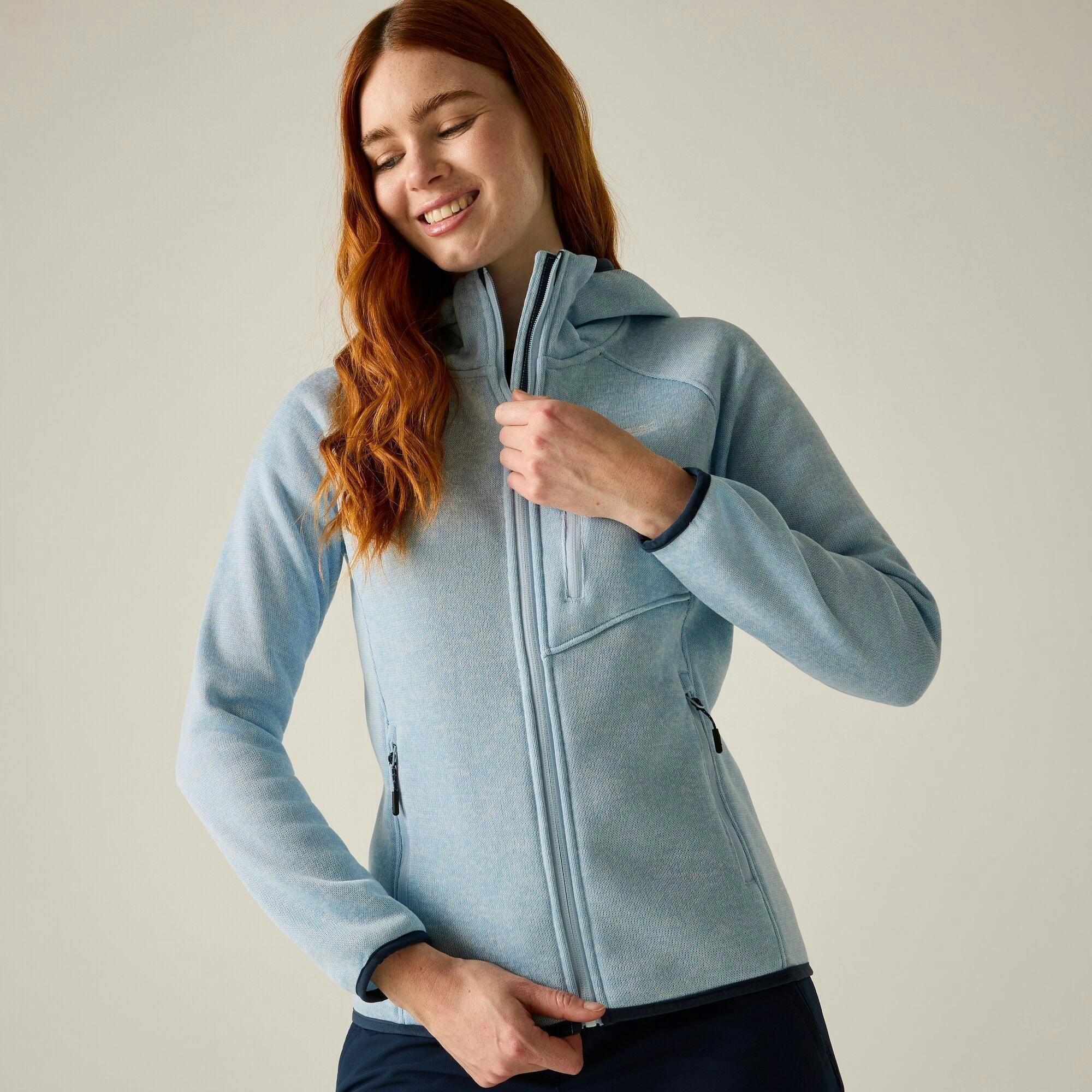 Regatta Women's Skyway / Newhill Hooded Fleece Jacket - Size 14 UK - Image 3