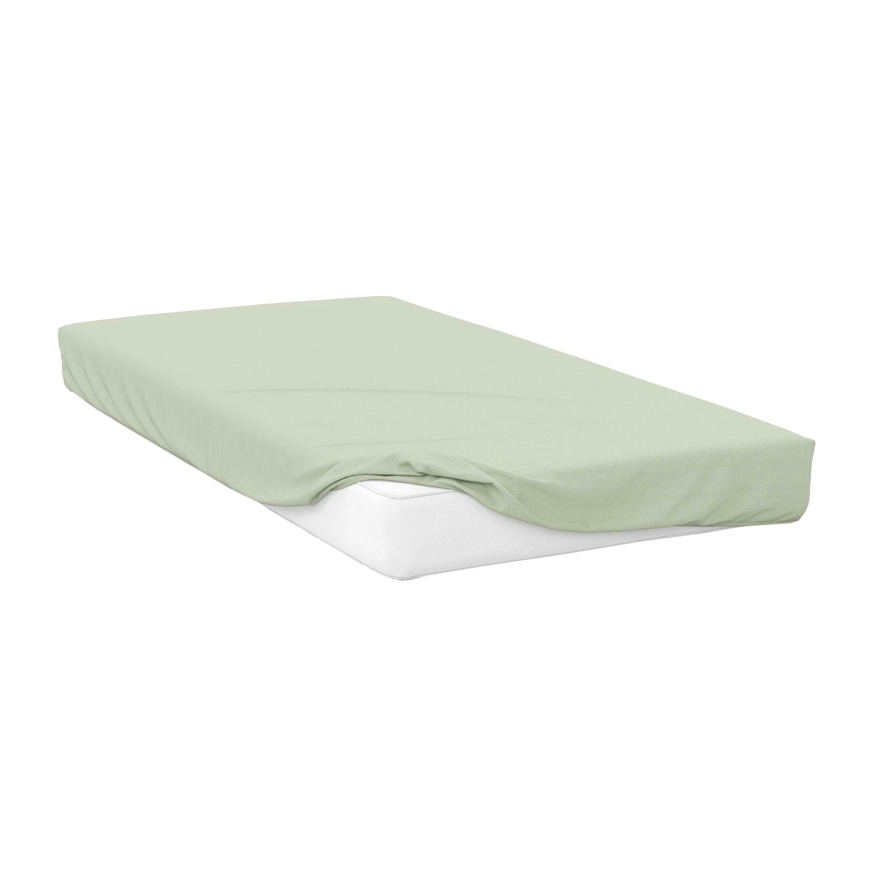 Belledorm Green Polycotton Extra Deep Fitted Sheet - Apple - Apple - 4Ft - 50% Cotton/50% Polyester