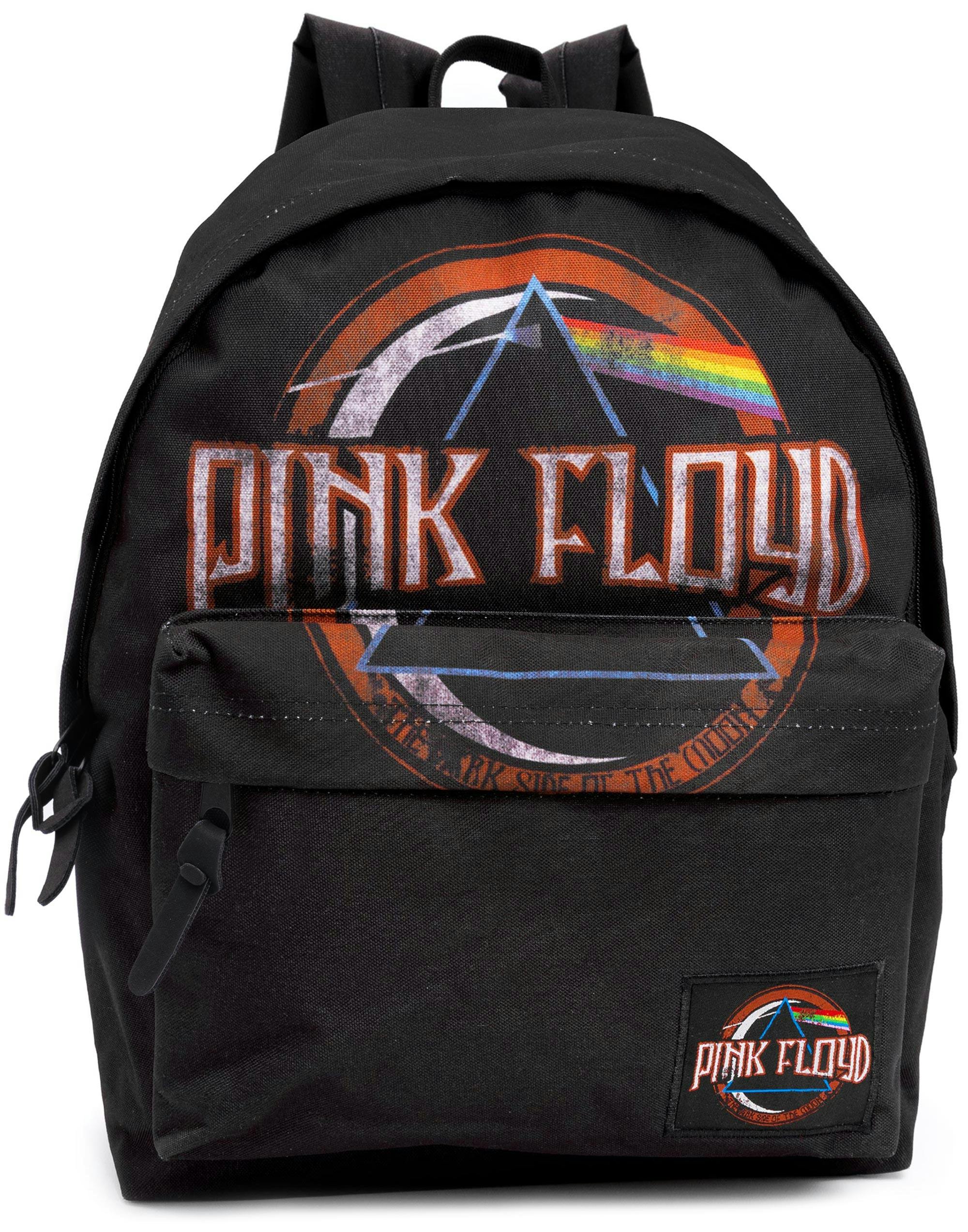 Vanilla Underground Unisex Pink/Black Floyd Logo Backpack (One Size)